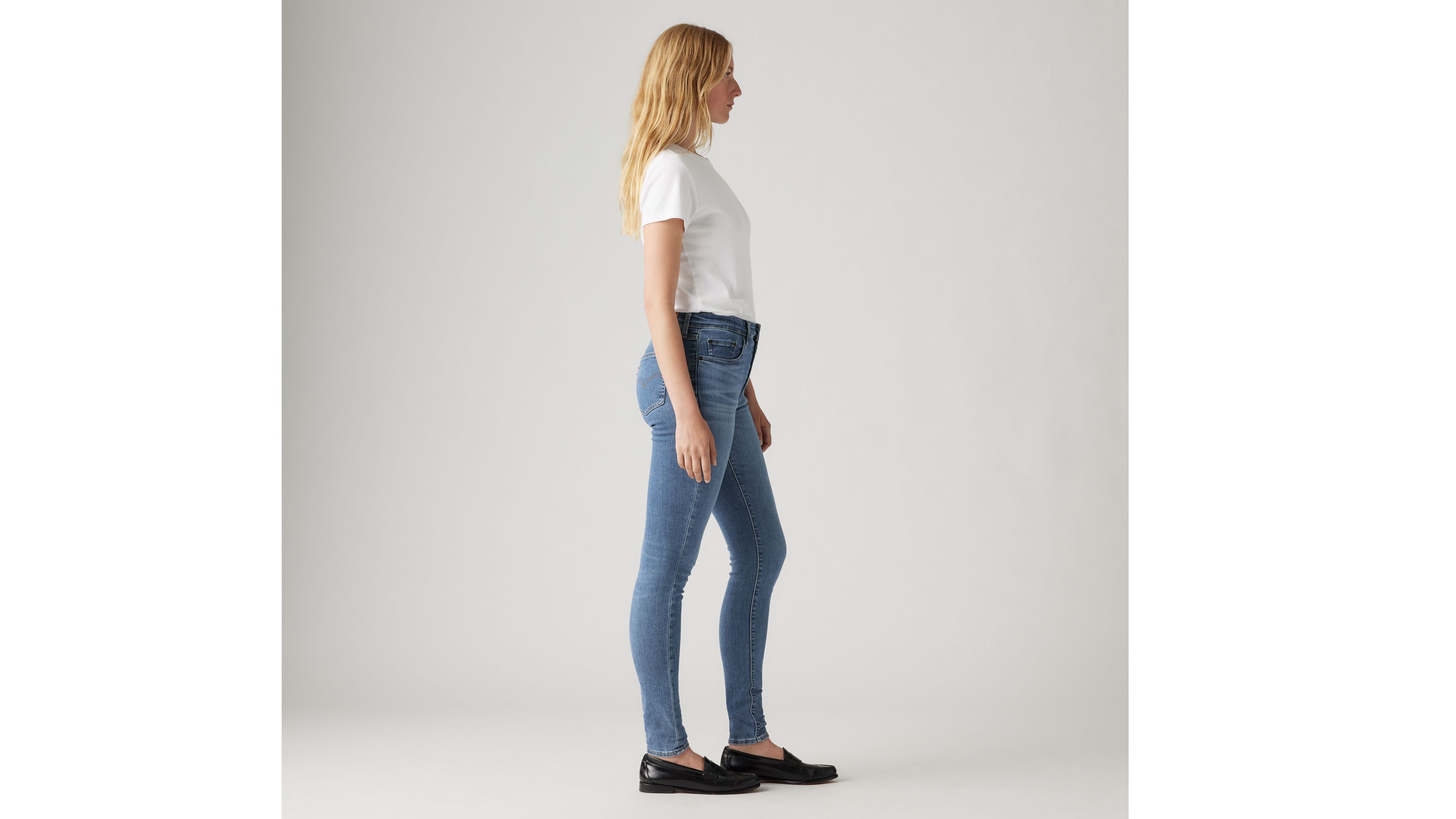 721 Jean filiforme taille haute pour femme 2