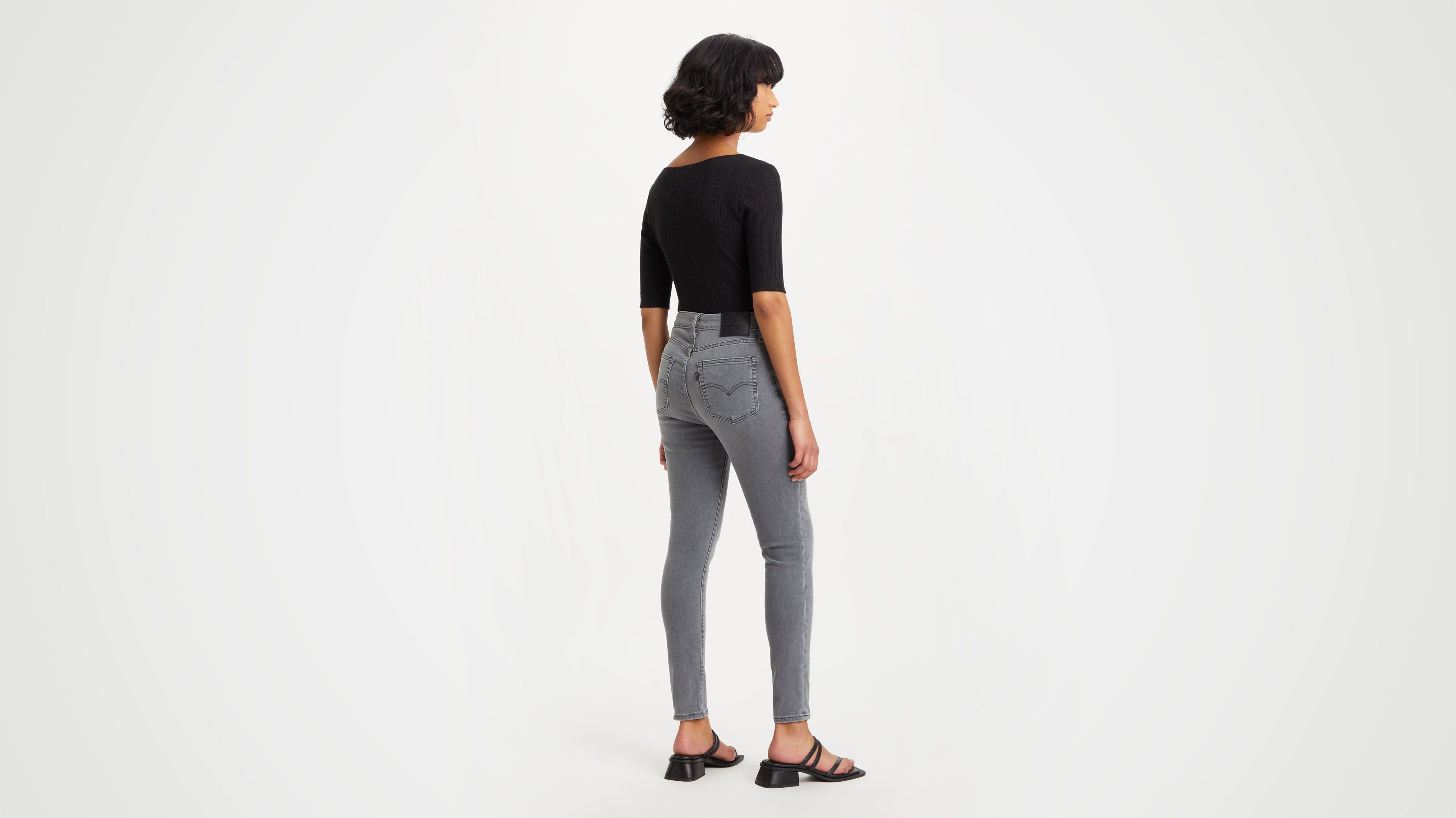 721™ High Rise Skinny Jeans - Grey | Levi's® BE