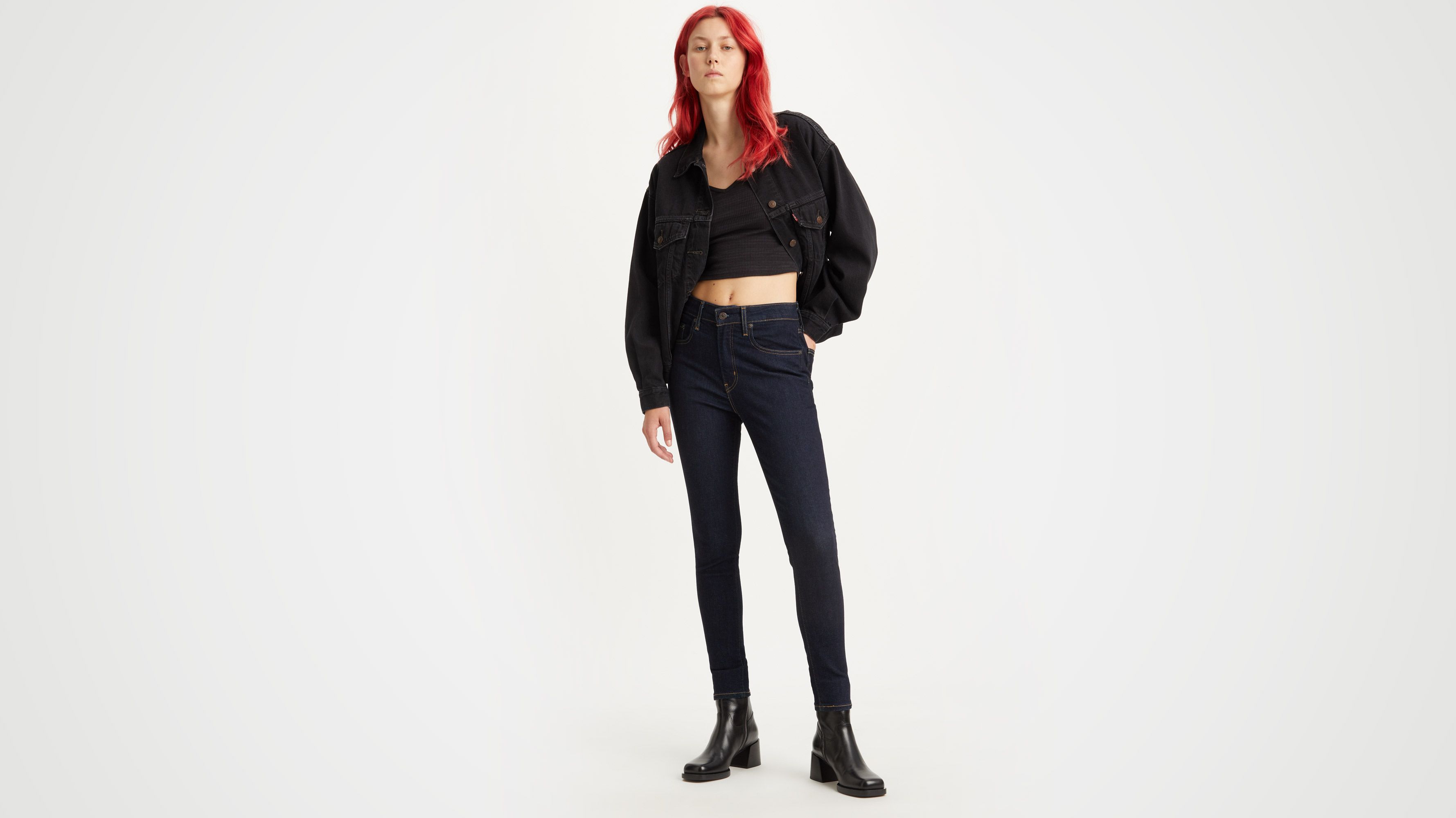 721™ High Rise Skinny Jeans - Blue | Levi's® CY