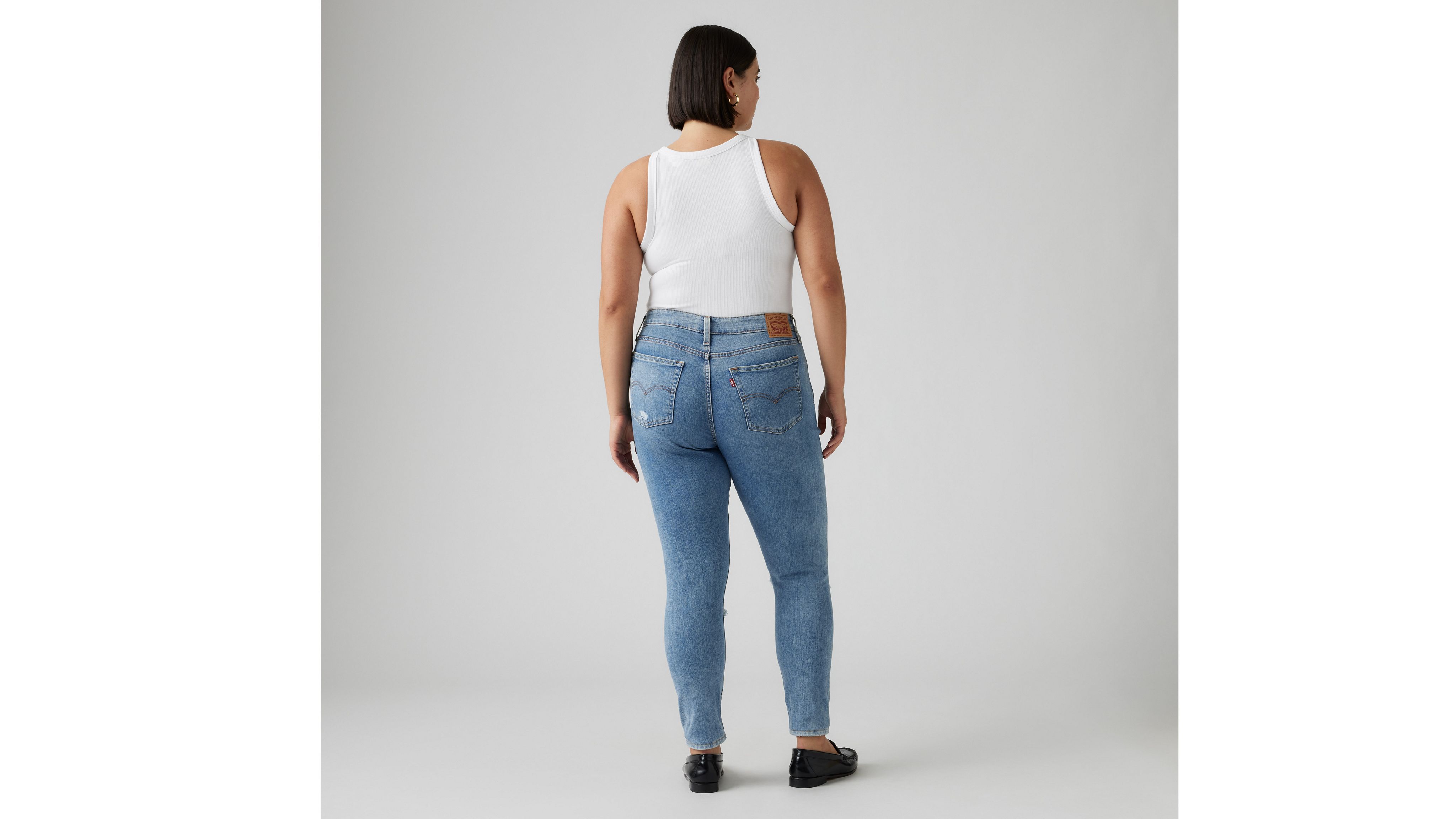 721 Jean filiforme taille haute pour femme 11