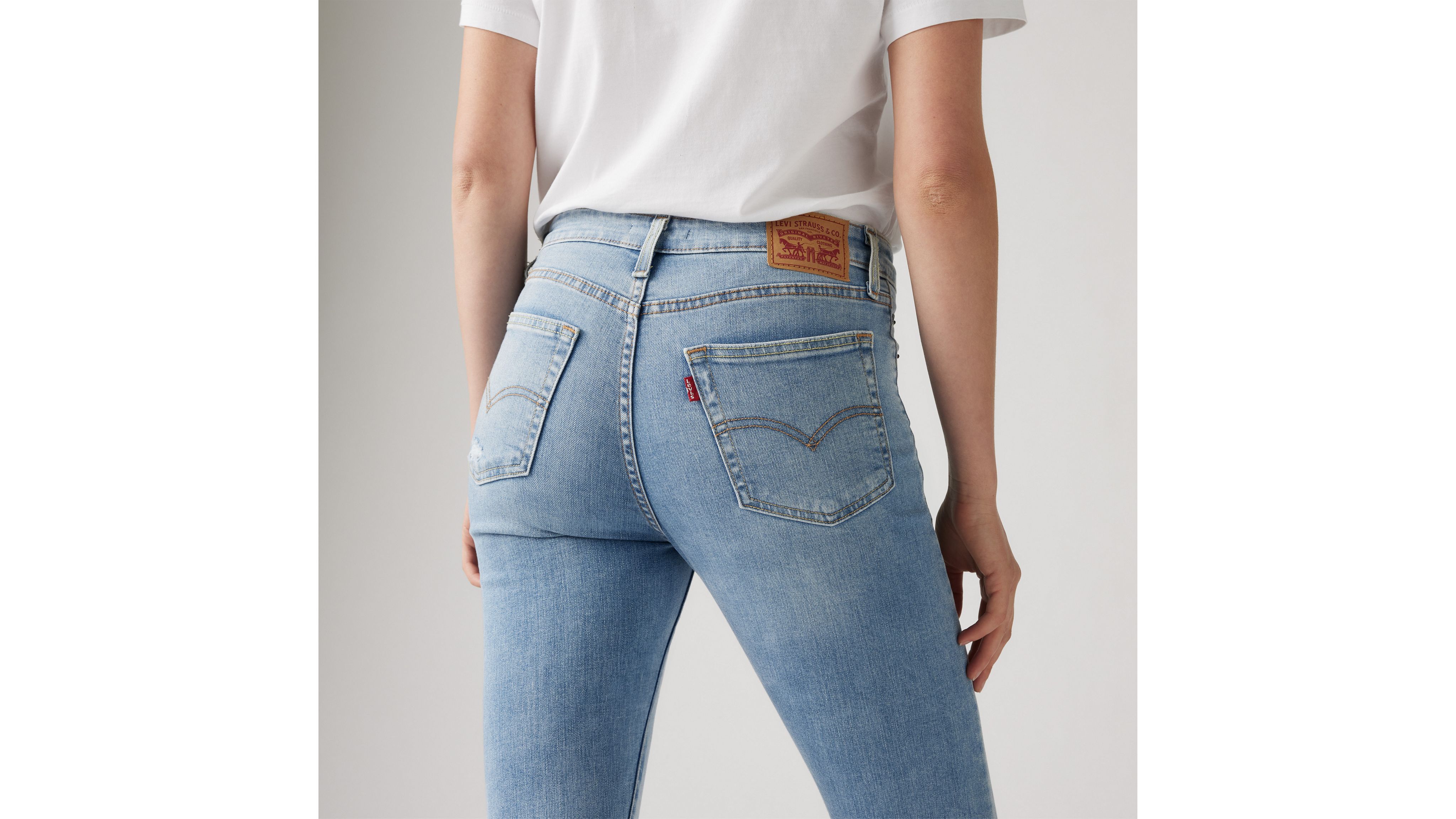 721 Jean filiforme taille haute pour femme 4