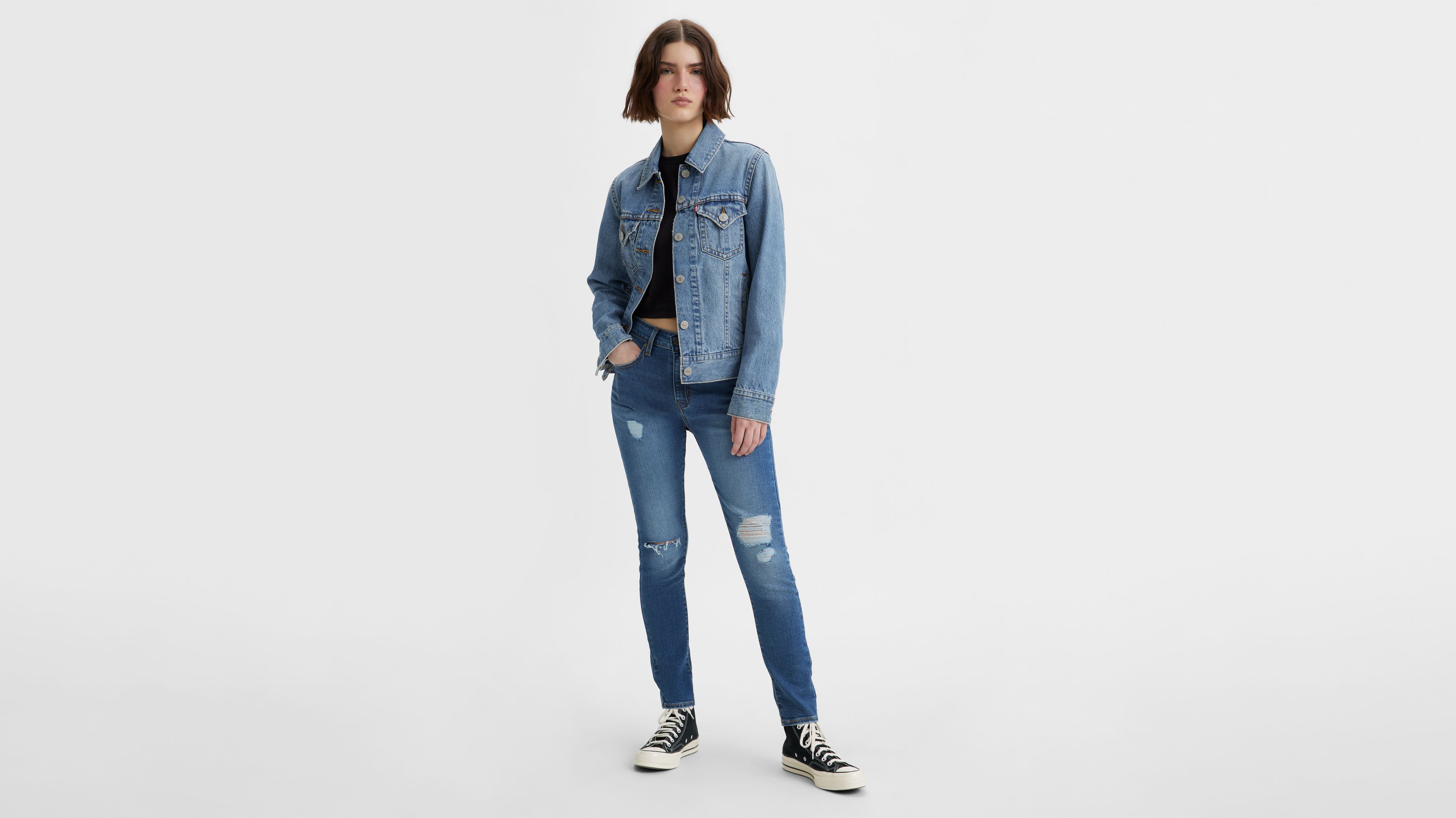 721 High Rise Skinny Women's Jeans - Dark Wash | Levi's® CA