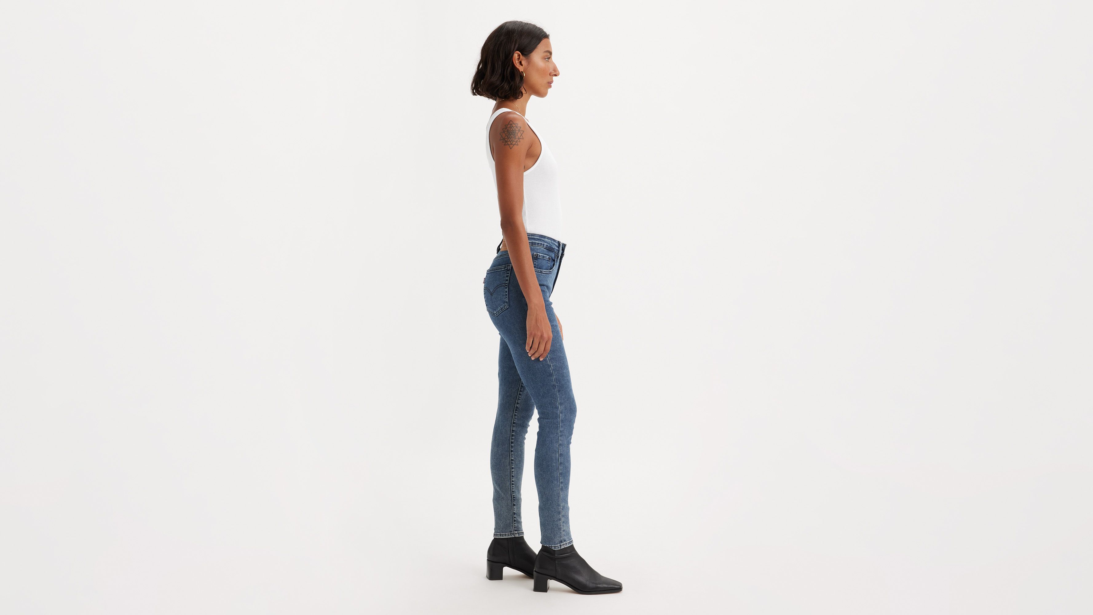 721™ Skinny jeans met hoge taille 4