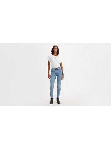 리바이스 Levi 721 High Rise Skinny Womens Jeans,More To Come - Medium Wash