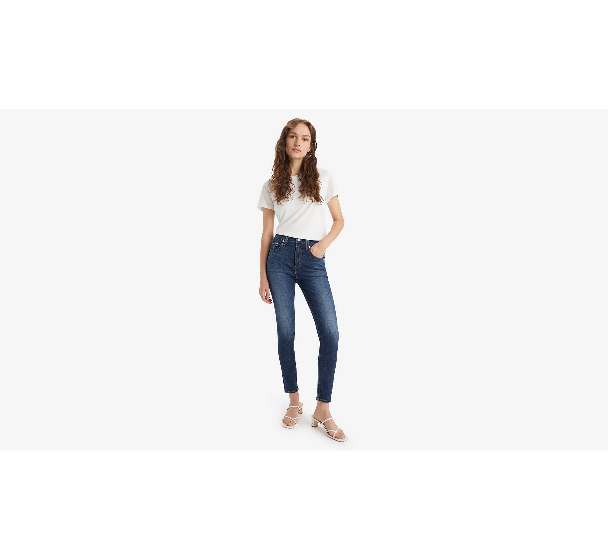 721™ skinny Performance Cool-jeans med hög midja 1