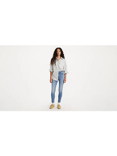 리바이스 Levi 721 High Rise Skinny Performance Cool Womens Jeans,Cool It Now - Medium Wash