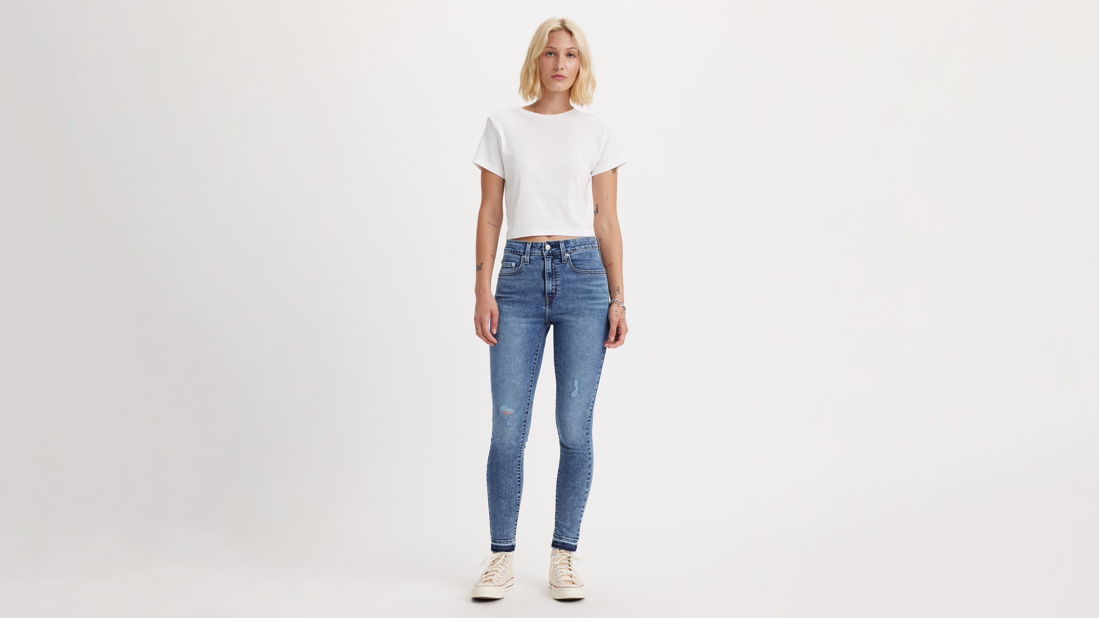 Jeans Pantalon Levis 721 Mujer High-rise Skinny Original