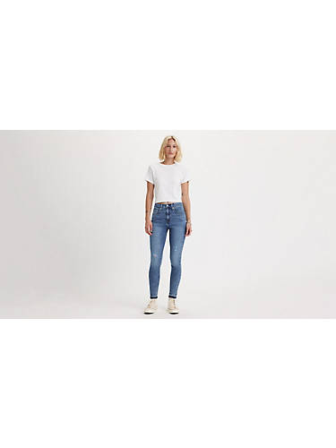 리바이스 Levi 721 High Rise Skinny Womens Jeans,Easy Does It Now - Medium Wash