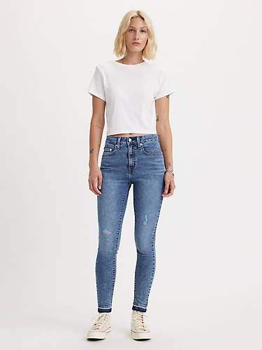 리바이스 Levi 721 High Rise Skinny Womens Jeans,Easy Does It Now - Medium Wash