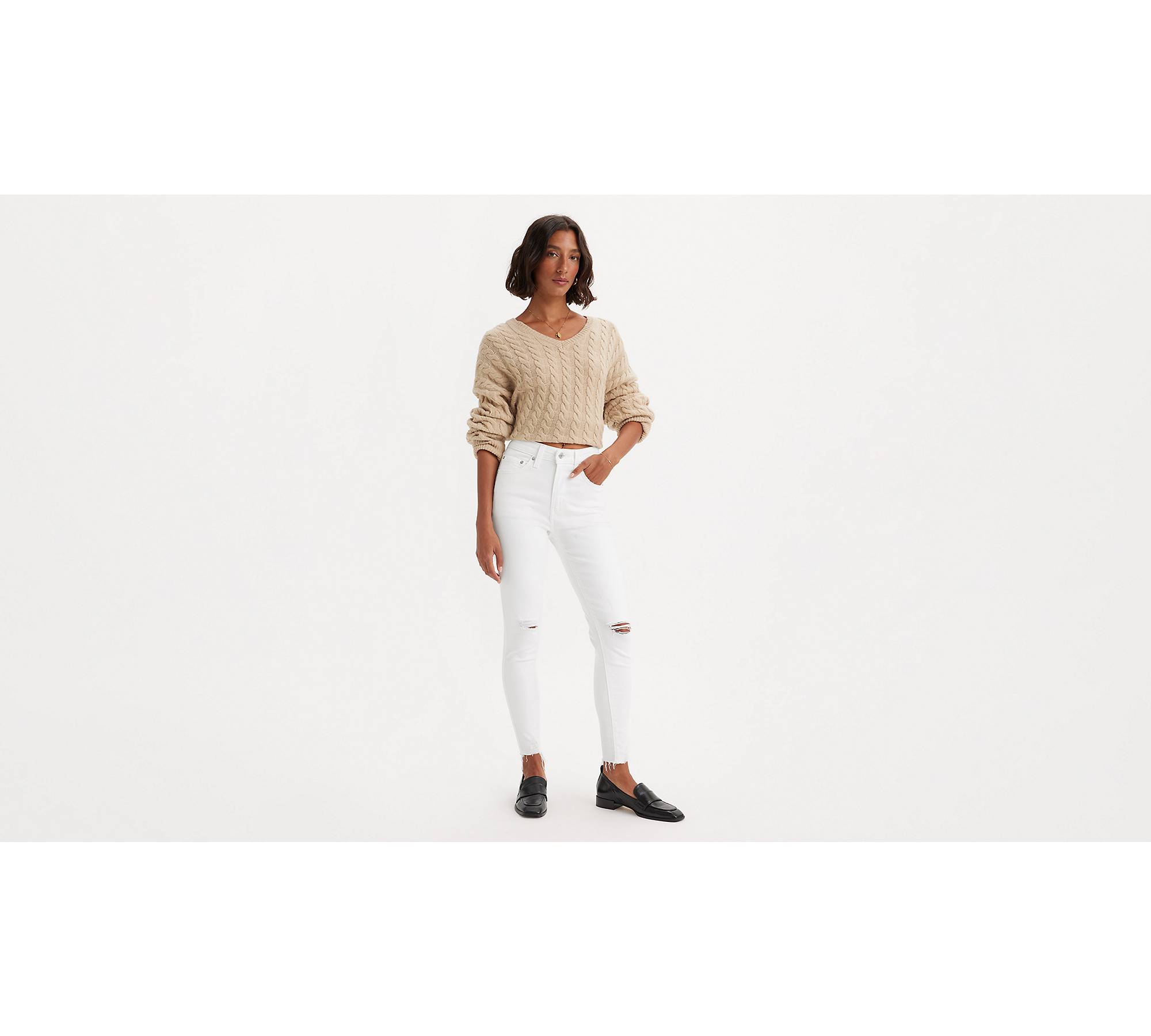 721 High Rise Skinny Women's Jeans - White | Levi's® CA