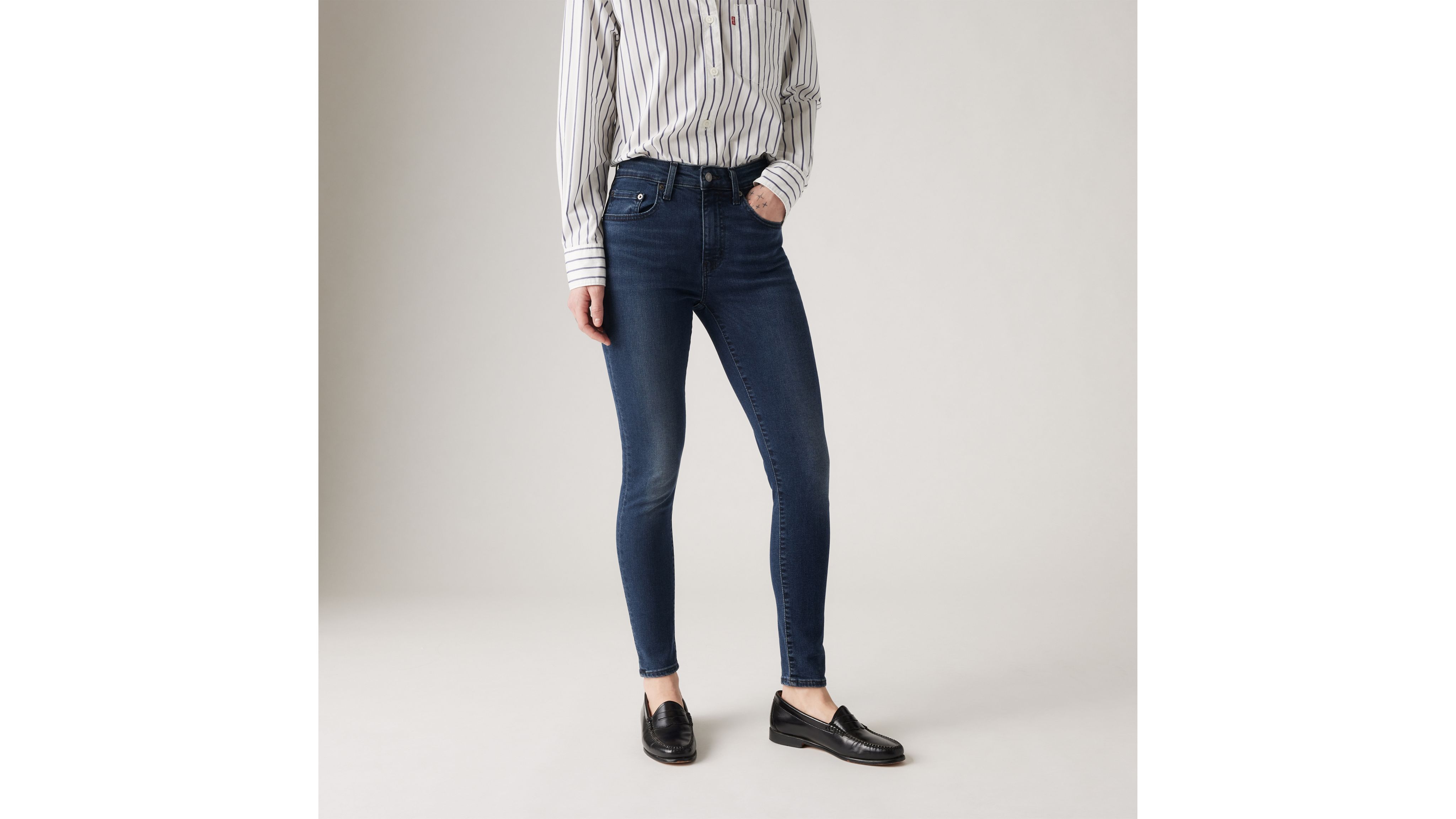 Shop Levi's 721 High Rise Skinny Women's Jeans 29x30 In Learning Lessons