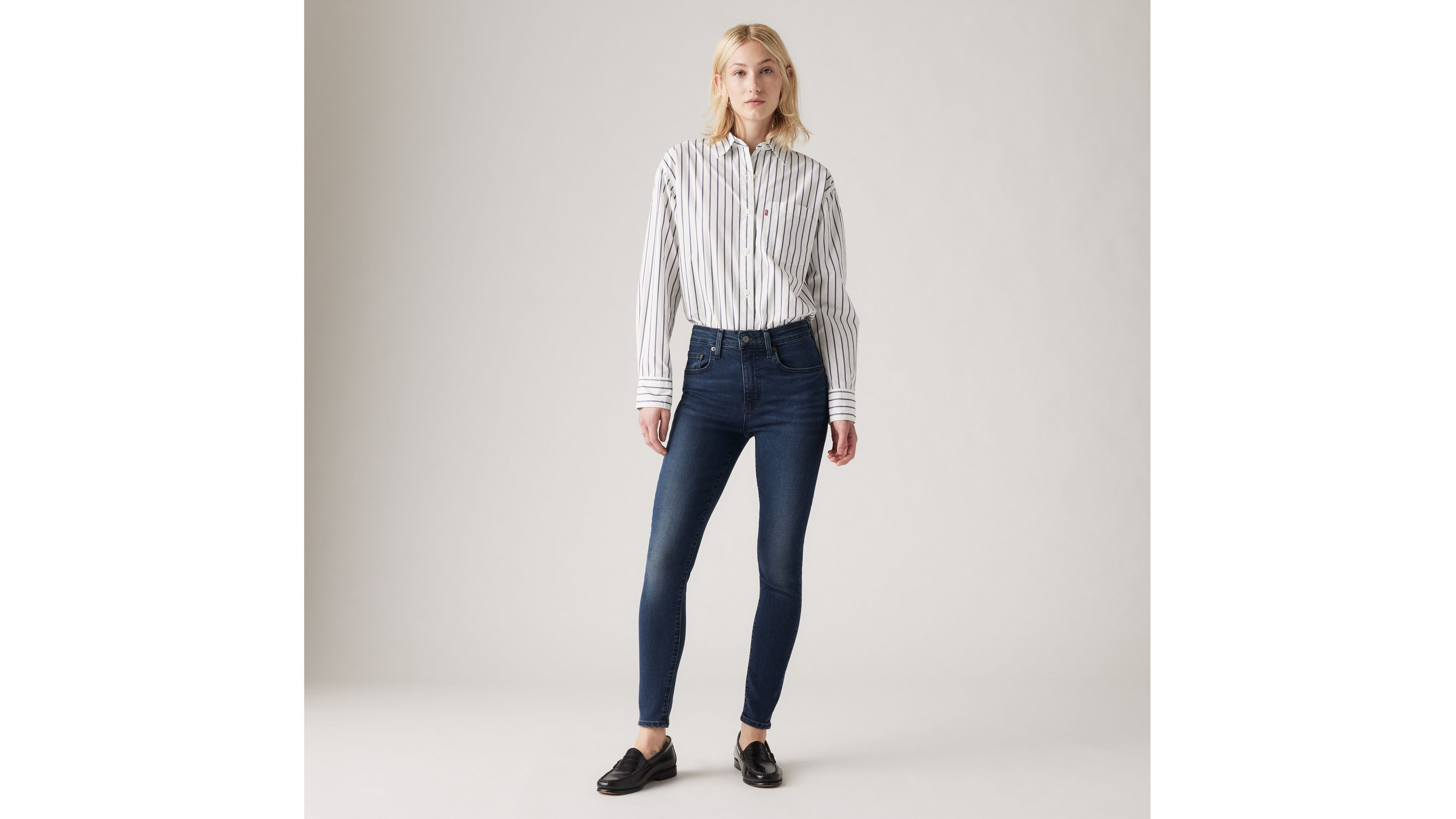Shop Levi's 721 High Rise Skinny Women's Jeans 29x30 In Learning Lessons