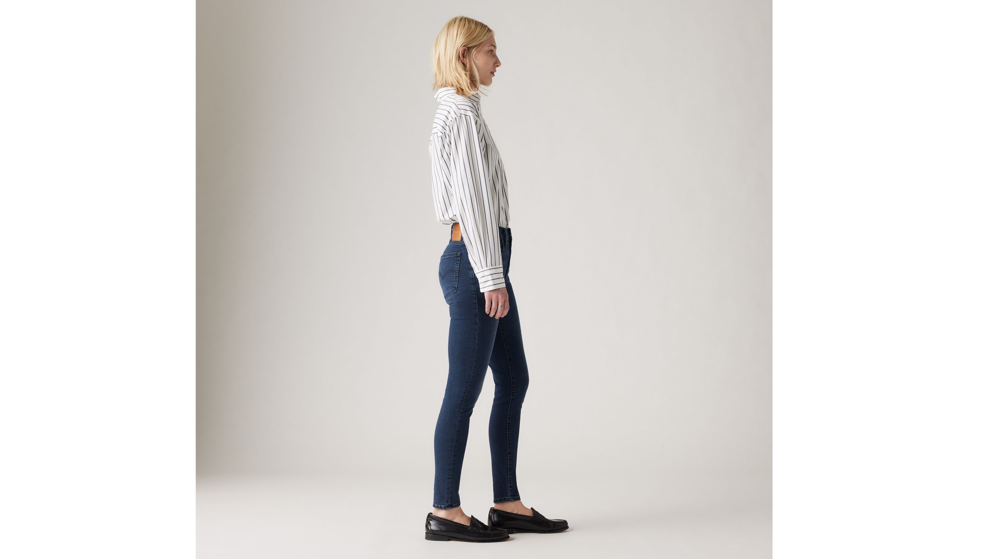 Shop Levi's 721 High Rise Skinny Women's Jeans 29x30 In Learning Lessons