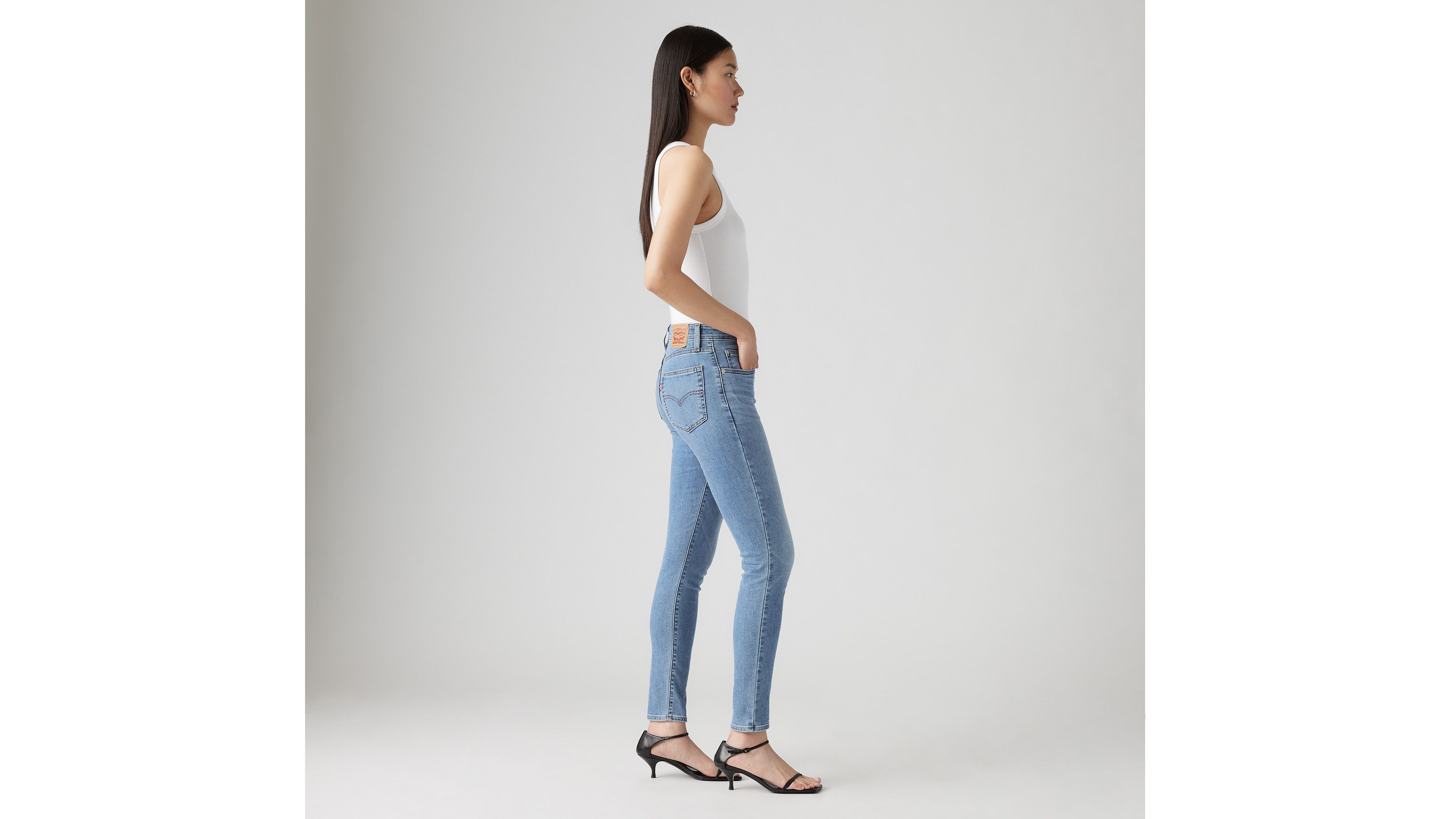 Shop Levi's 721 High Rise Skinny Women's Jeans 25x28 In Warm Up The Pitcher