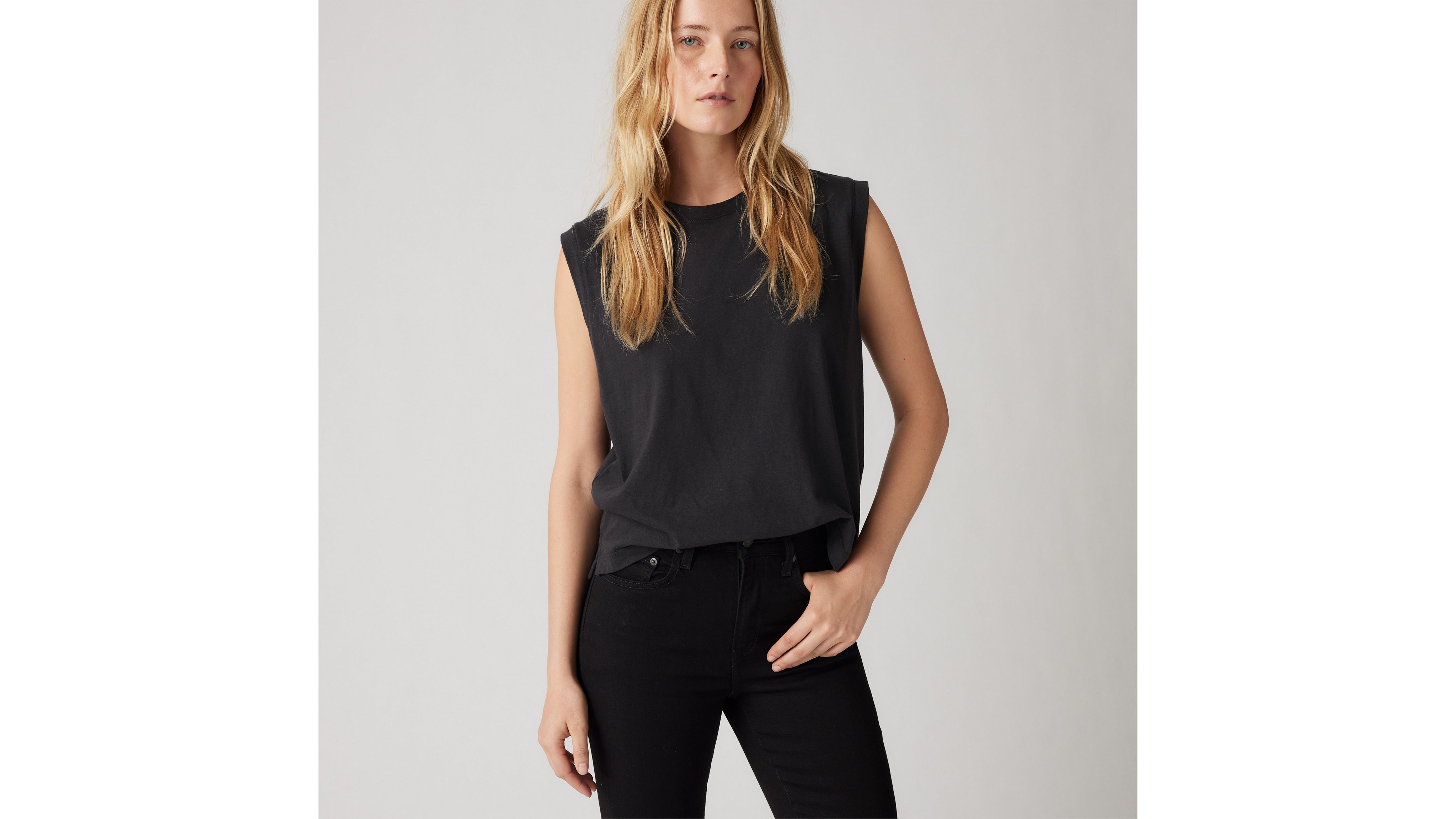 Shop Levi's 721 High Rise Skinny Jeans In Midnight Gaze