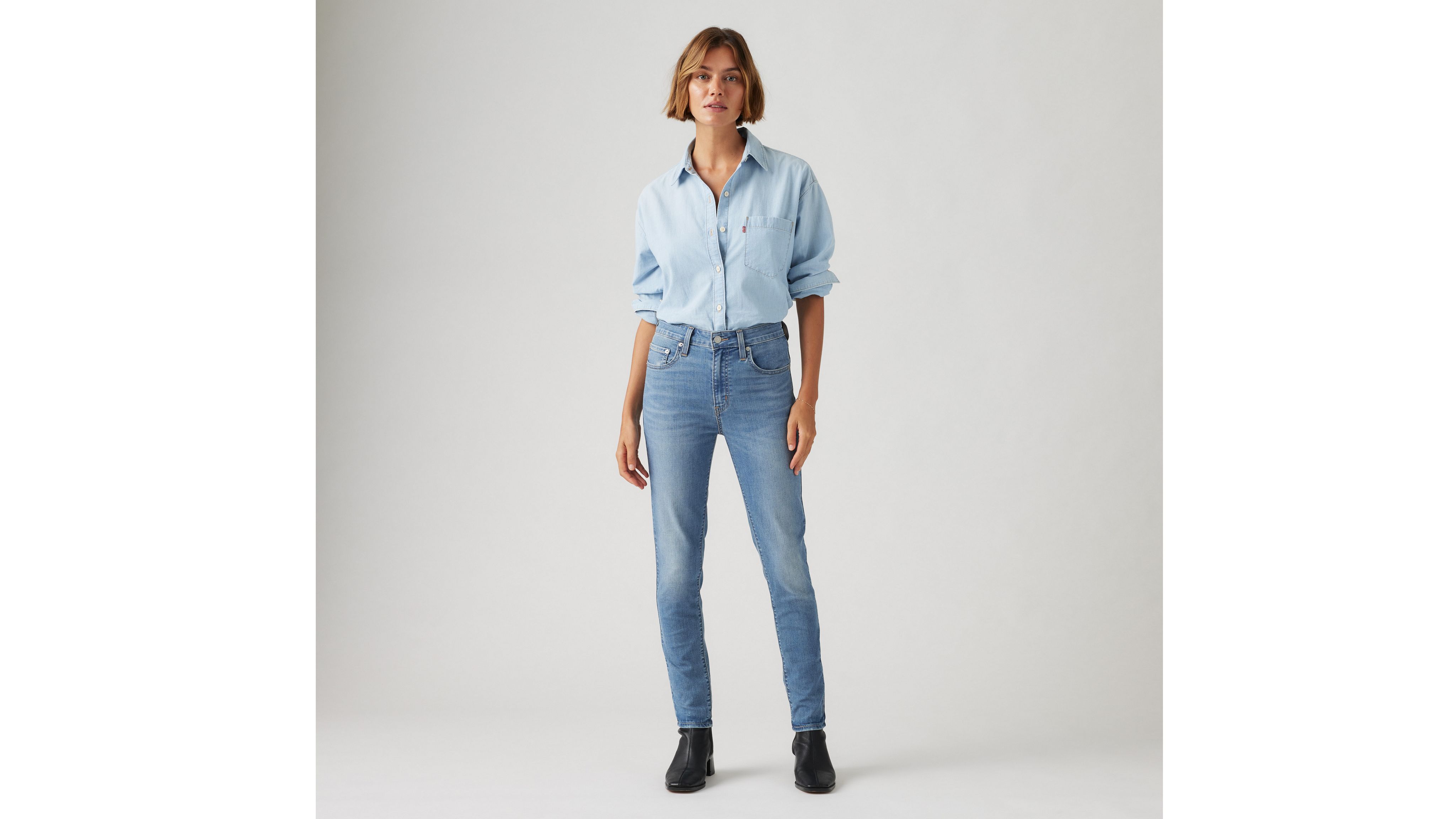 Levi's 721 High Rise Skinny Women's Jeans 33x32 In Cool Money