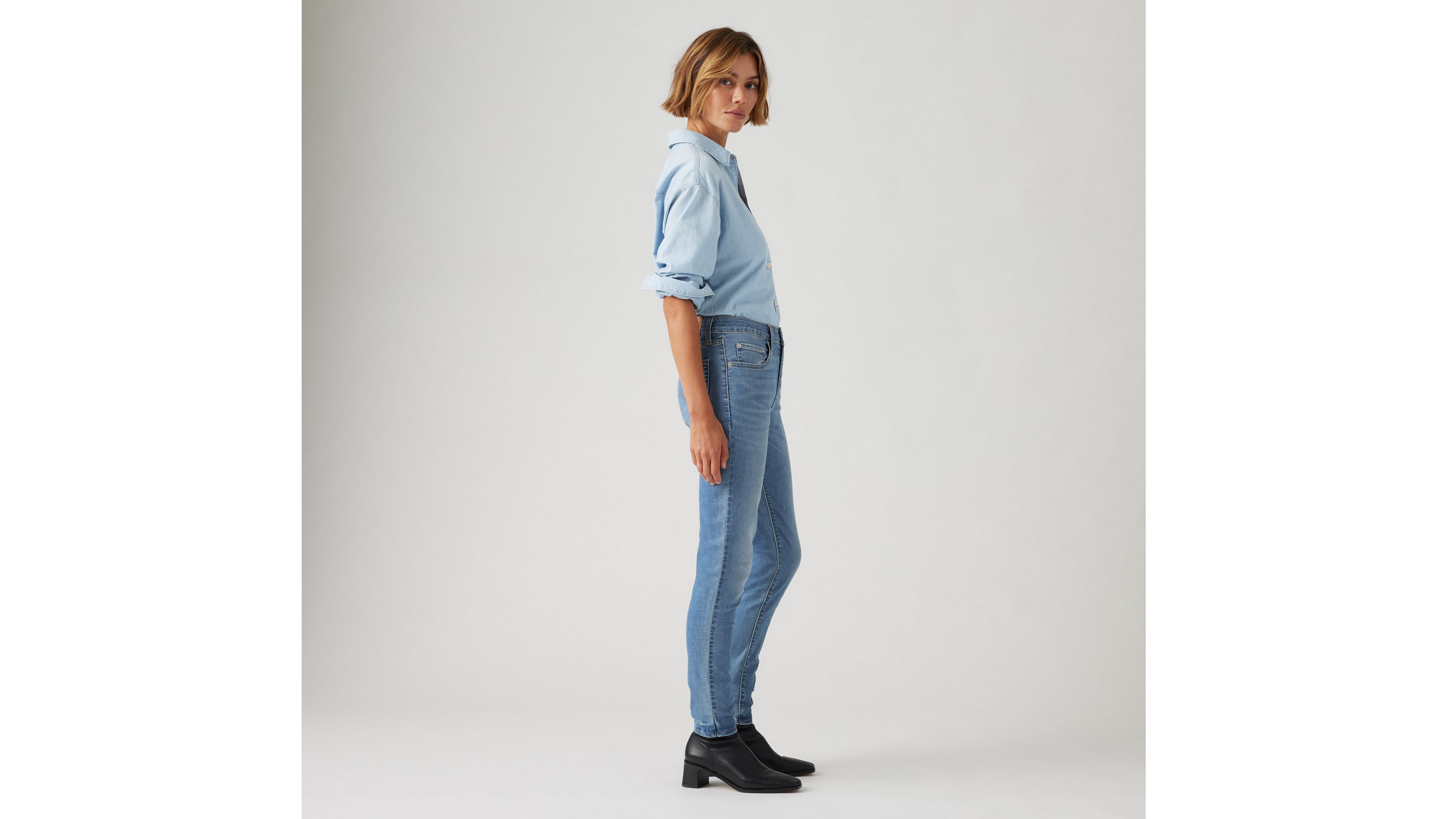 Levi's 721 High Rise Skinny Women's Jeans 33x32 In Cool Money