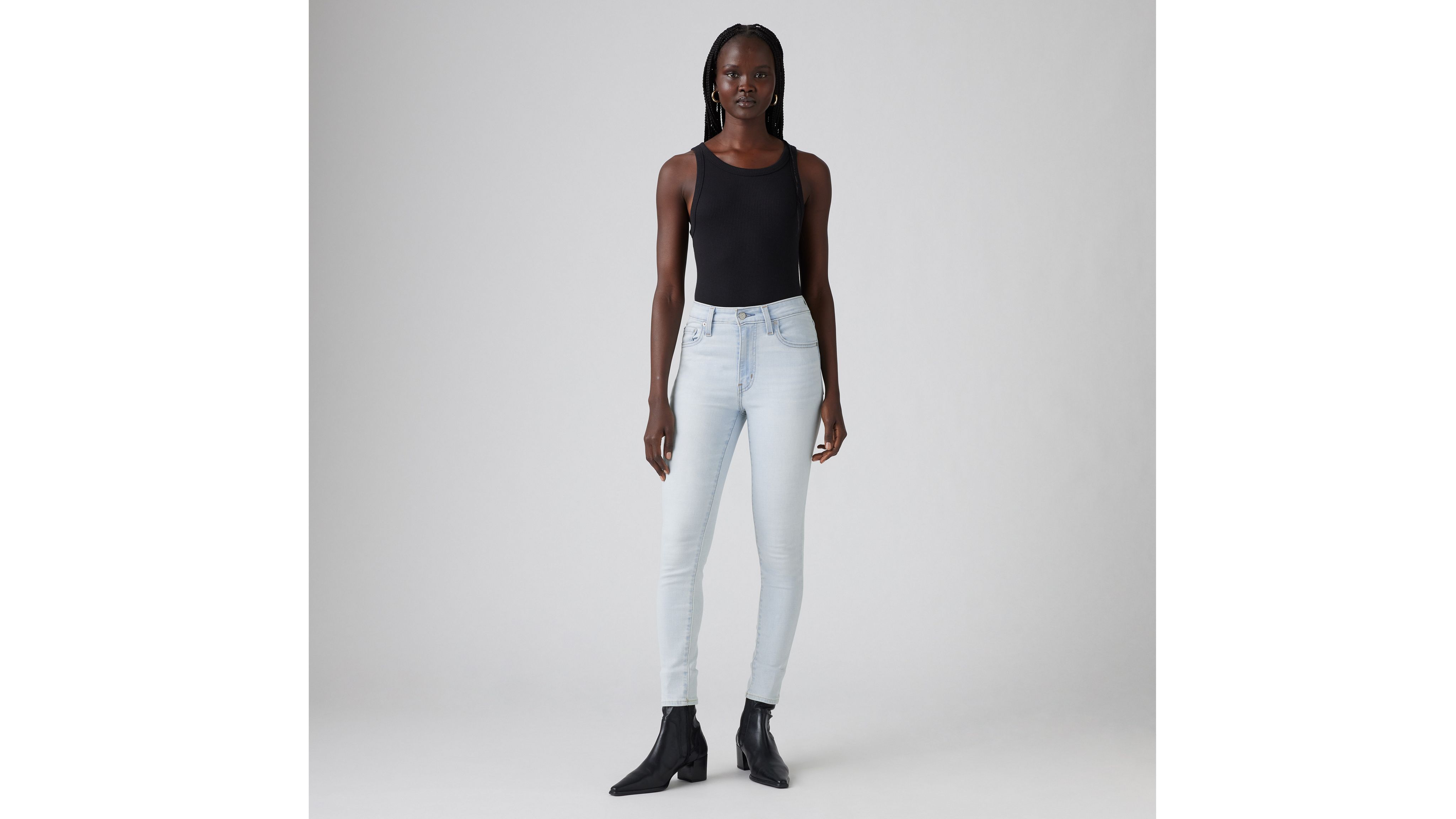 Shop Levi's 721 High Rise Skinny Women's Jeans 33x30 In Flip Through