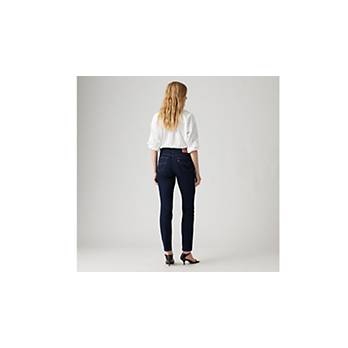 LEVI'S Women's 724 High Rise Straight Jeans - Carbon Dust