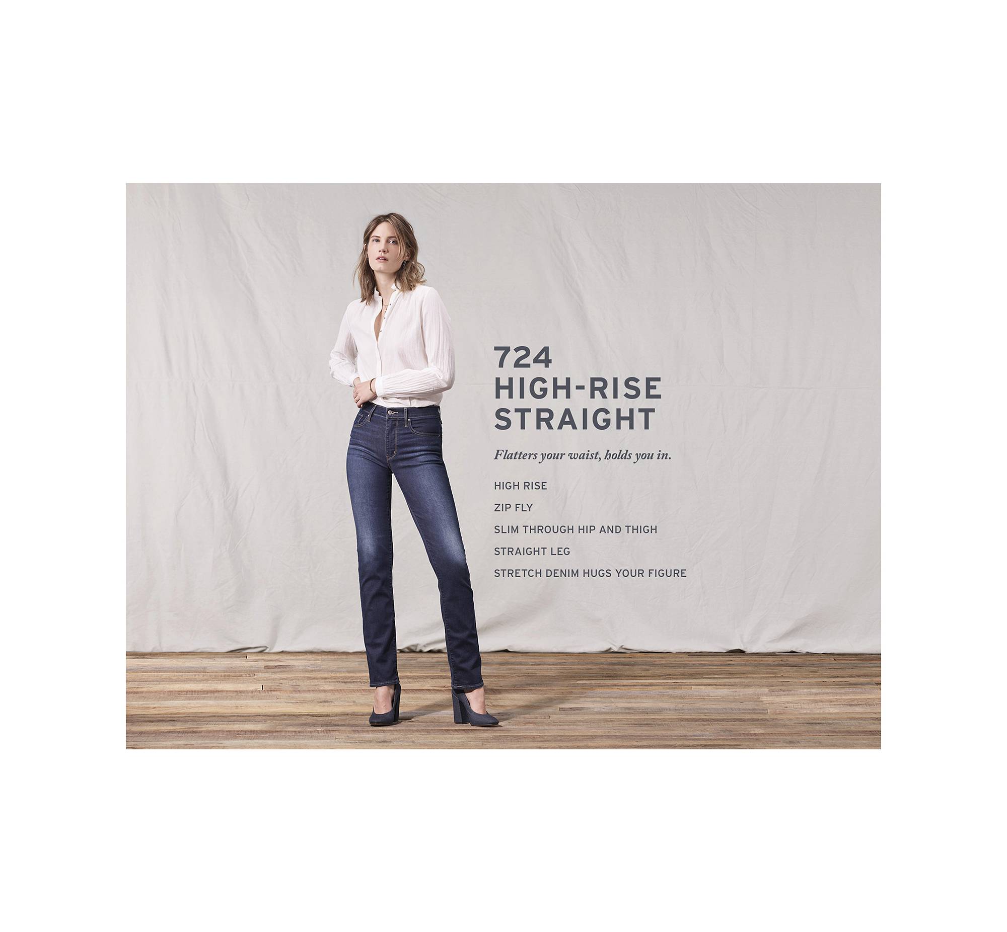Professor udeladt Supermarked 724™ High Rise Straight Jeans - Blue | Levi's® XK