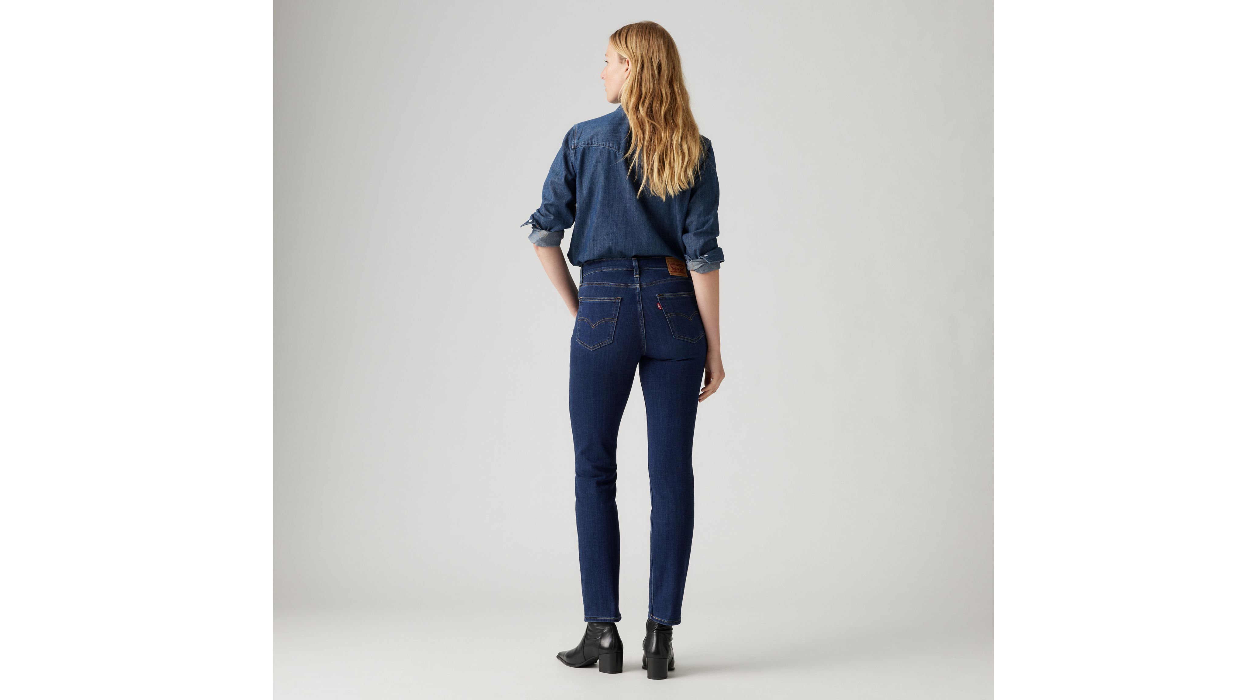 Levi's 724 High Rise Stright - Z0746 Dark Indigo Worn In - FINAL SALE