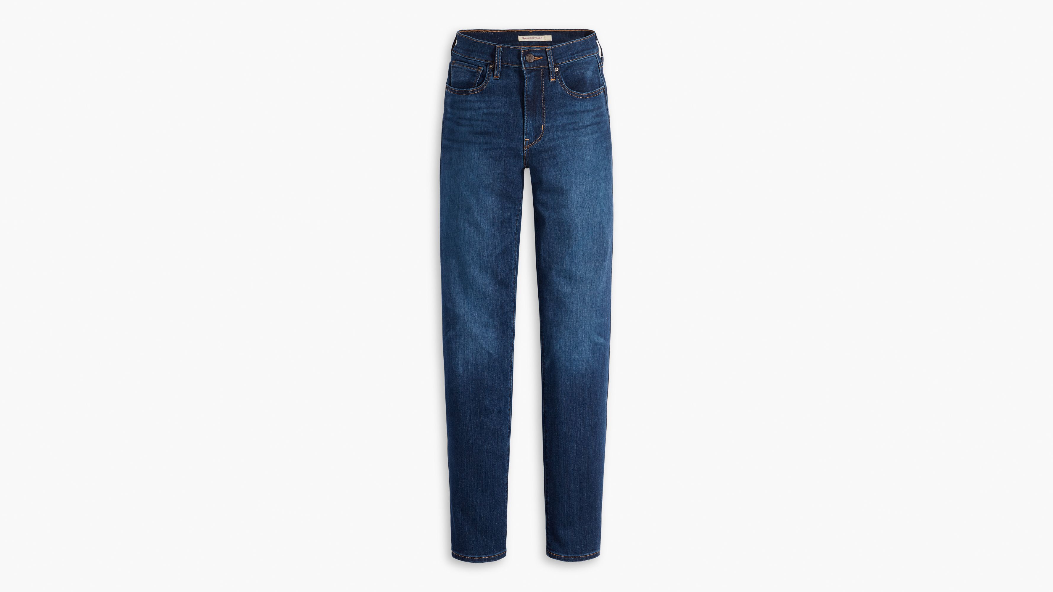 Levi's® 724™ HIGH RISE STRAIGHT - Straight leg jeans - bogota  sass/dark-blue denim 