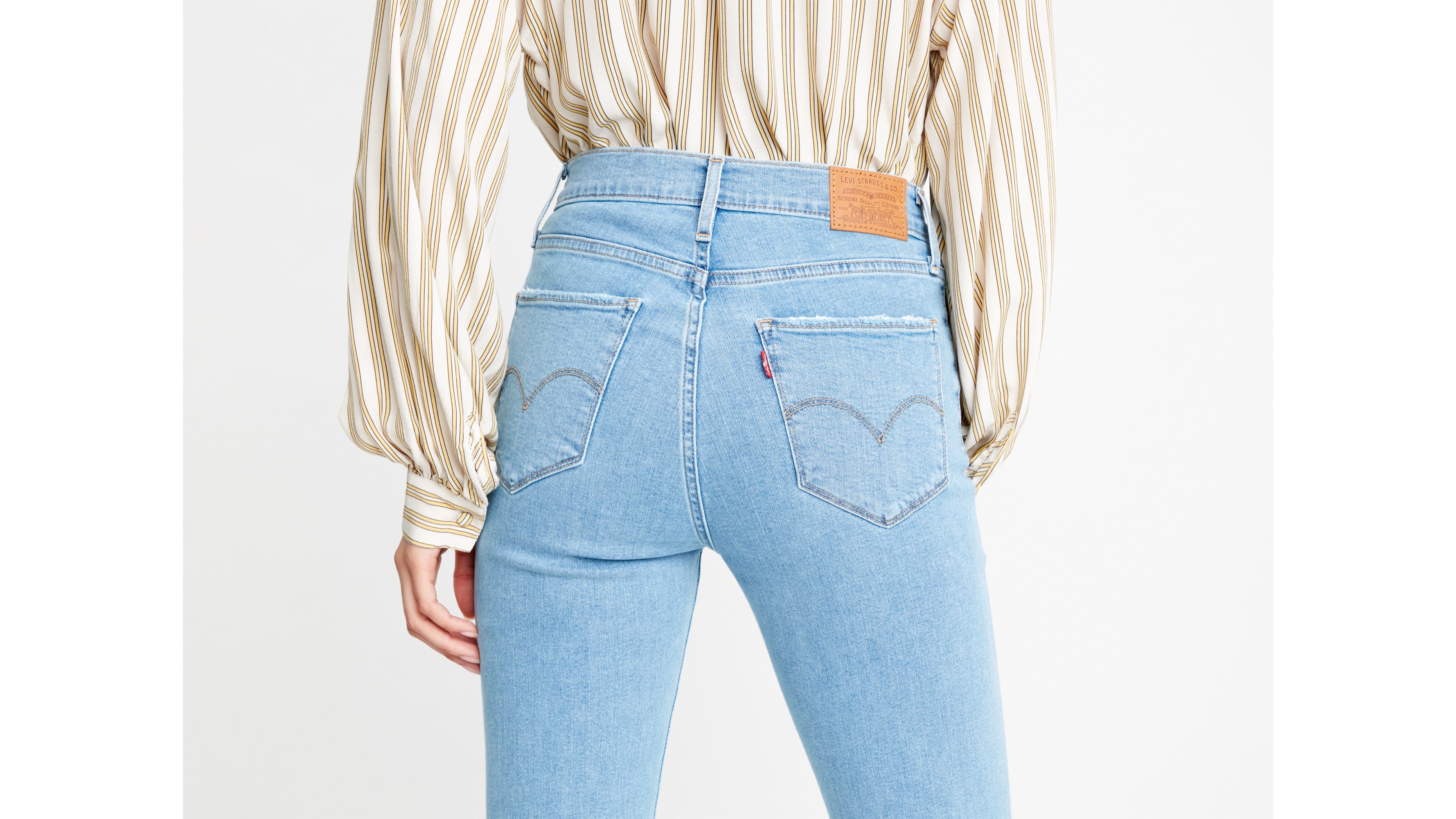 levi's 724 high waisted straight jeans