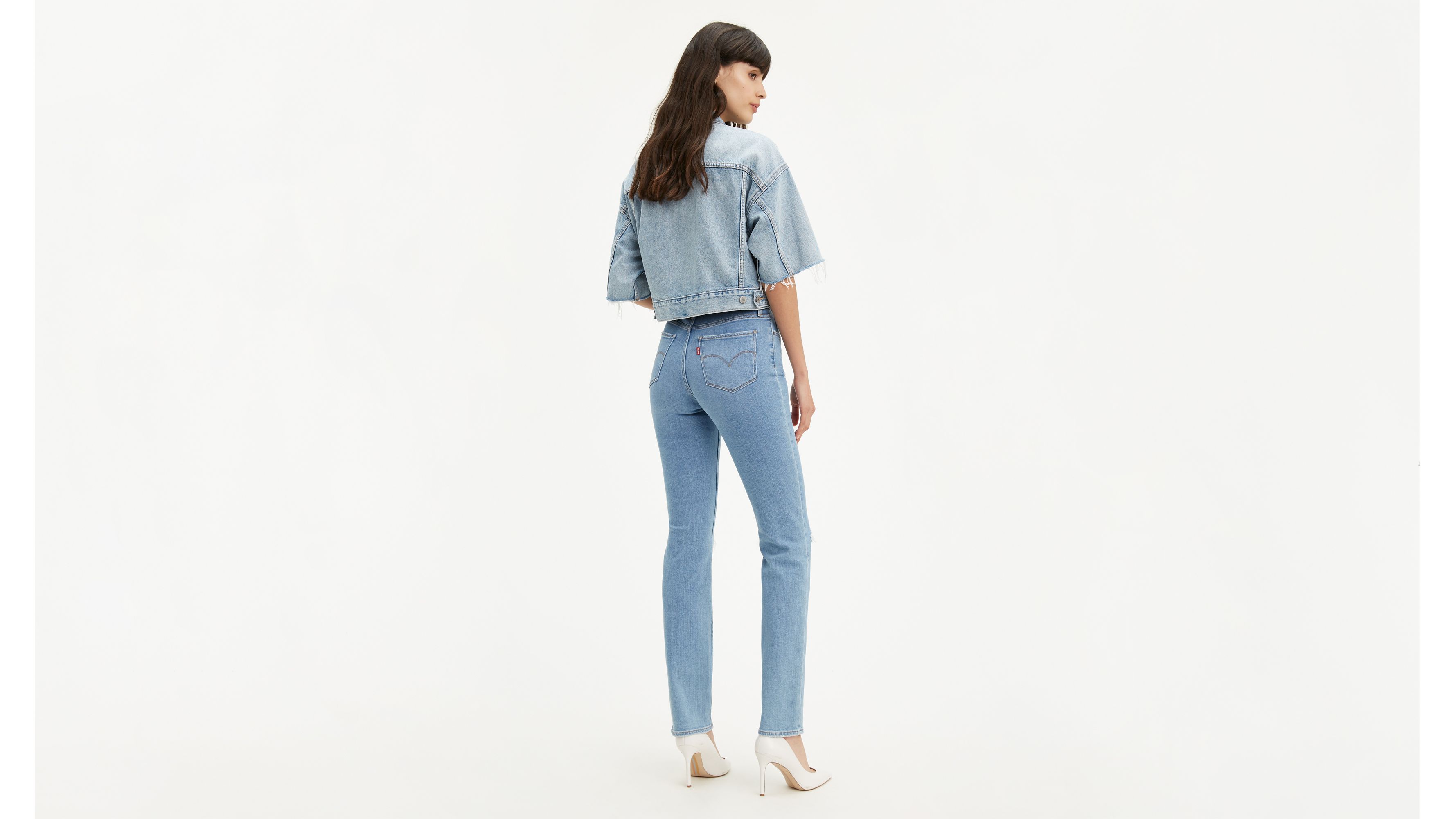Levi's Womens 724 High Rise Slim Straight Jeans - 188830238