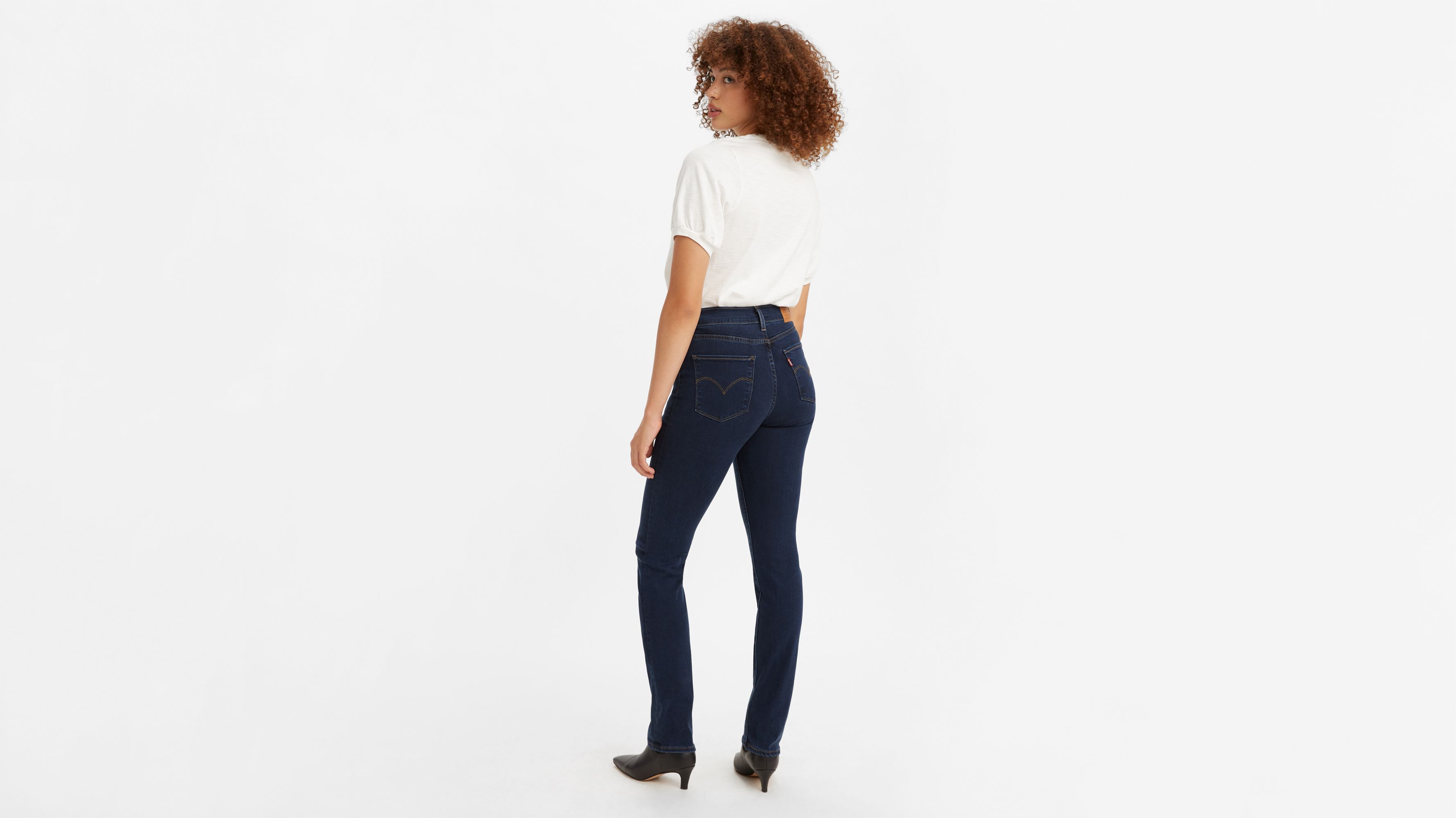 724™ High Rise Straight Jeans - Blue