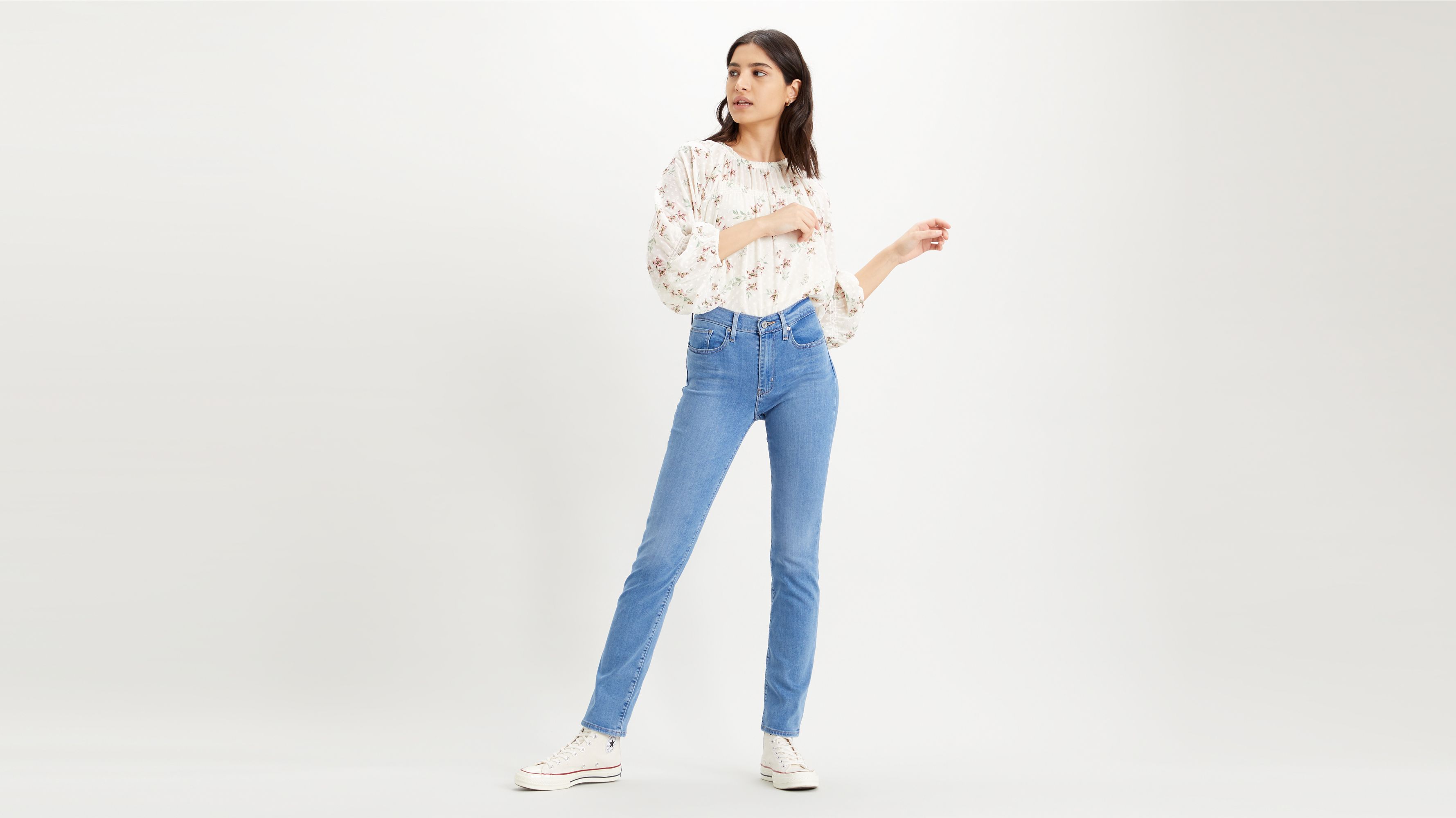 levi's 724 high rise straight jeans