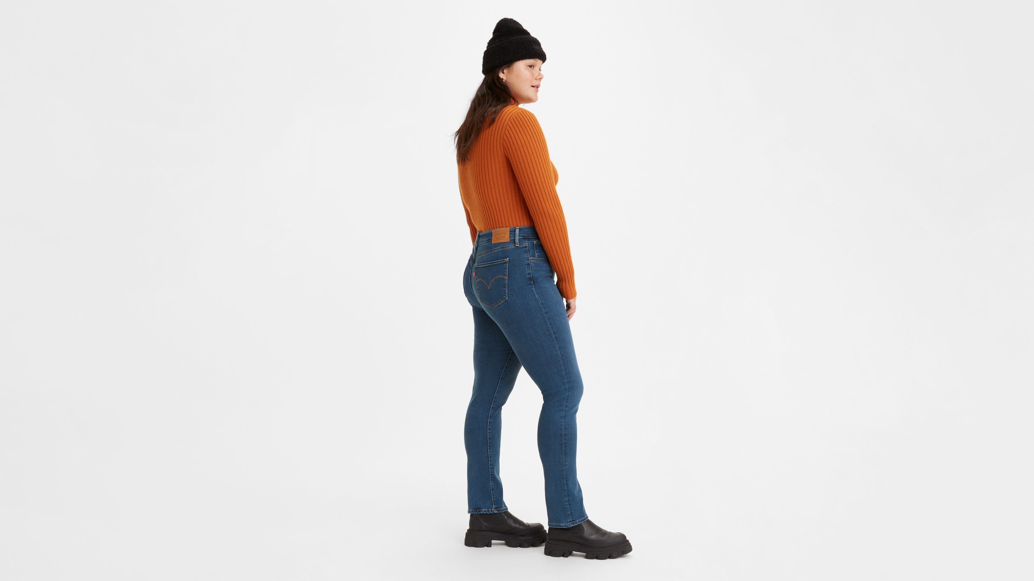 724 High Rise Slim Straight Fit Women's Jeans 3