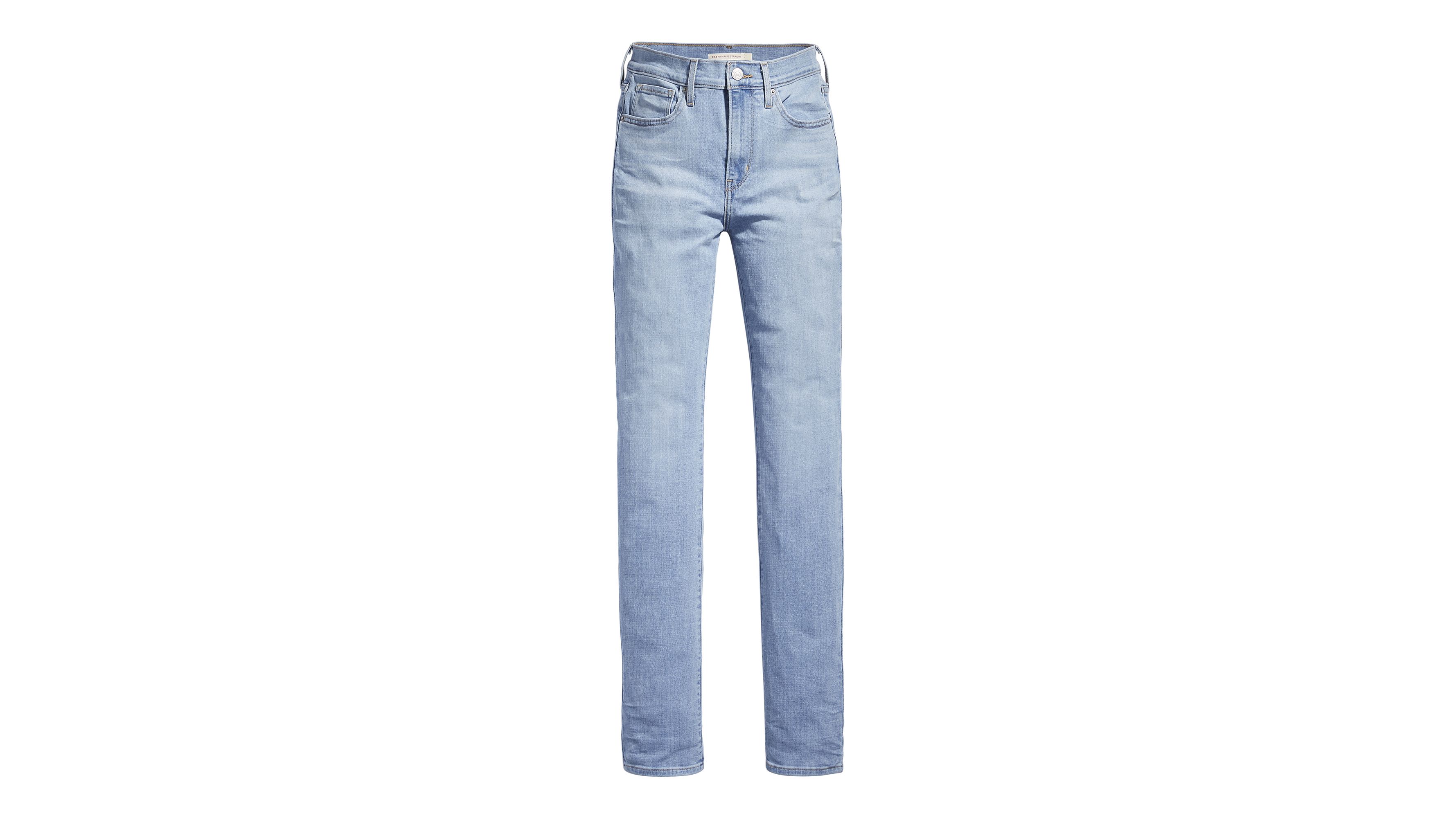 levi's light wash straight jeans
