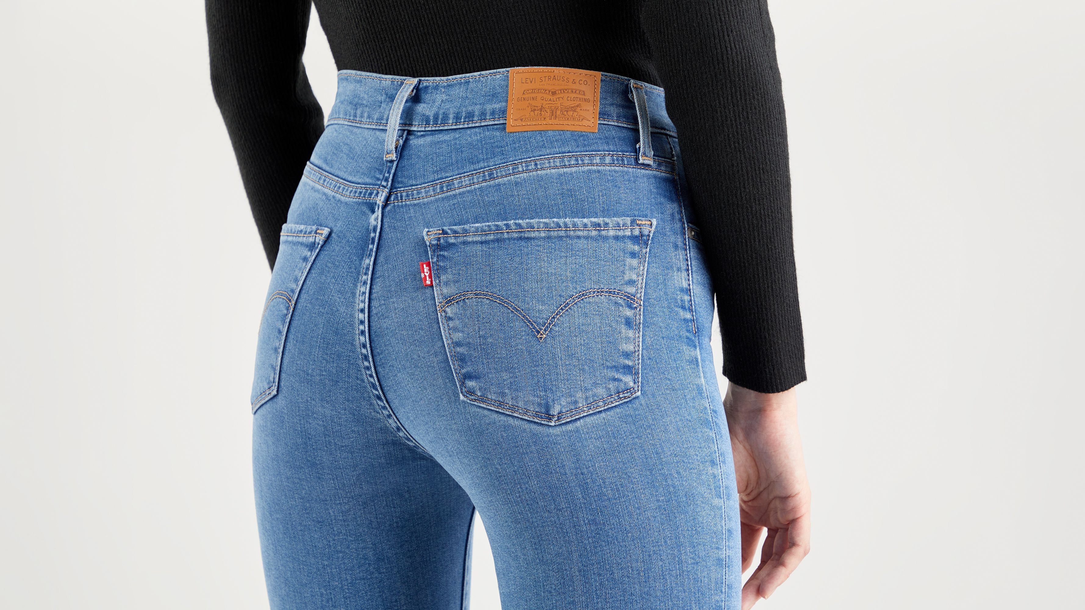 724™ High Rise Straight Jeans - Blue | Levi's® IE