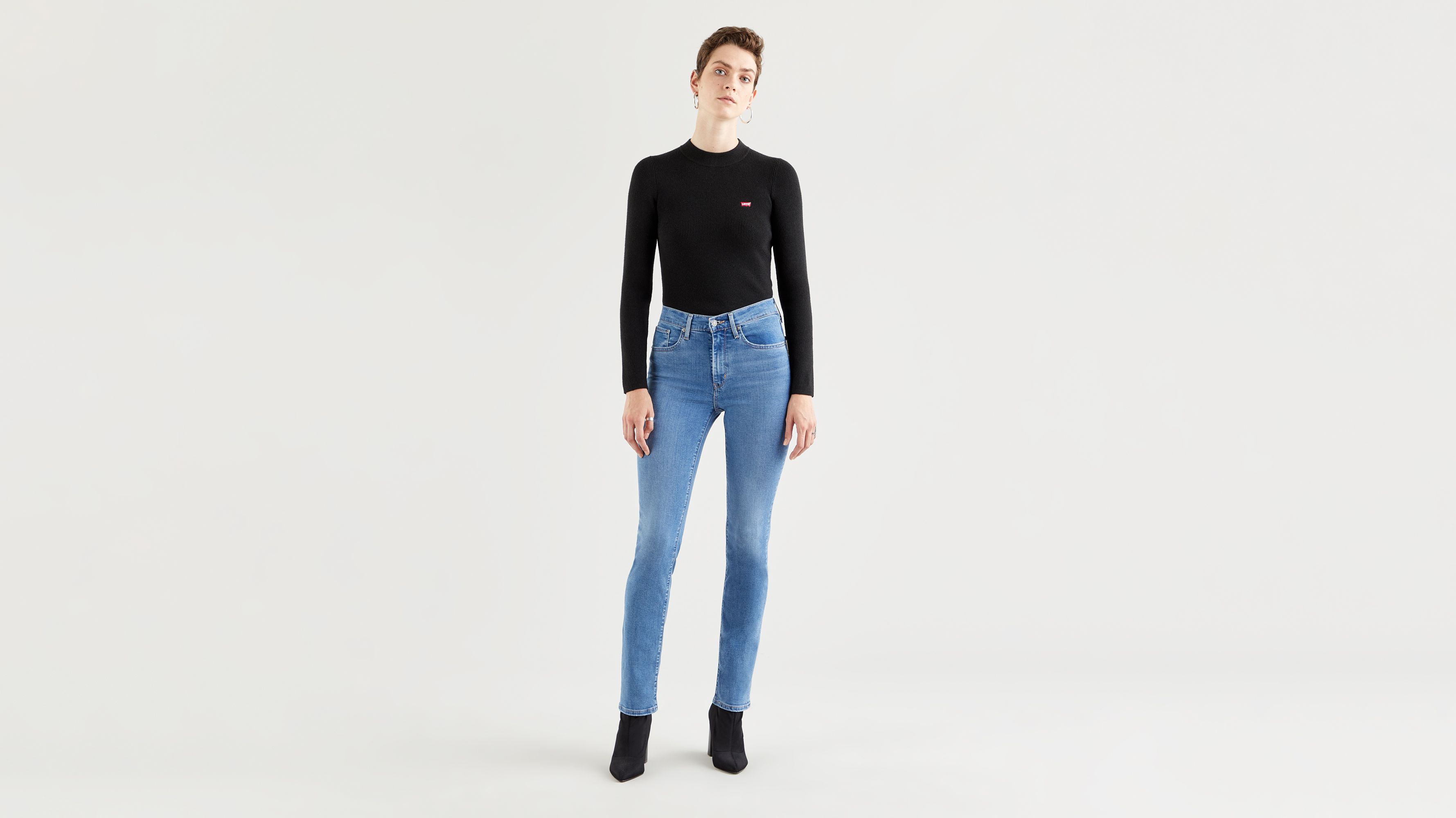 724 high rise straight jeans