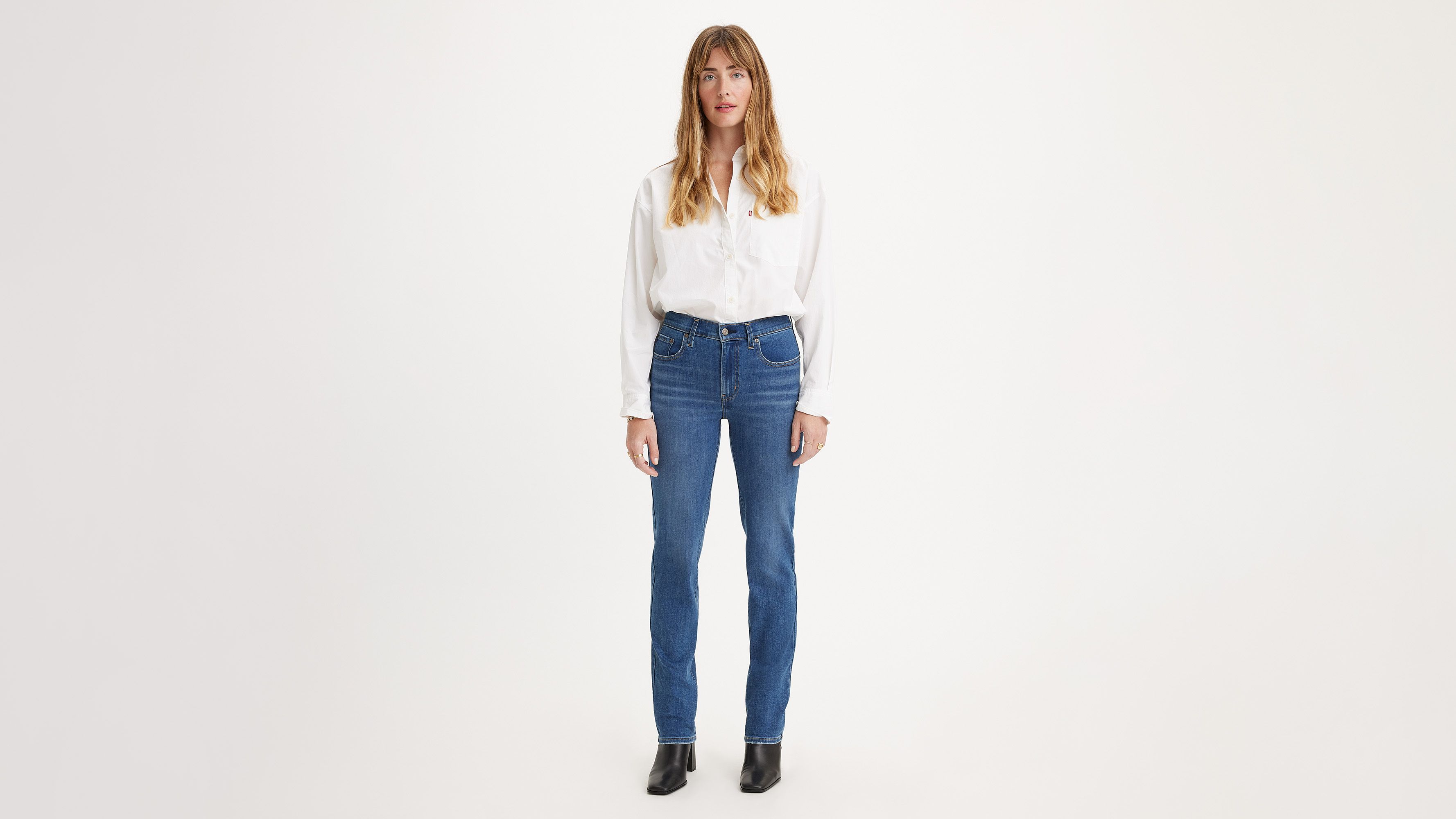 levi's 724 high rise straight leg