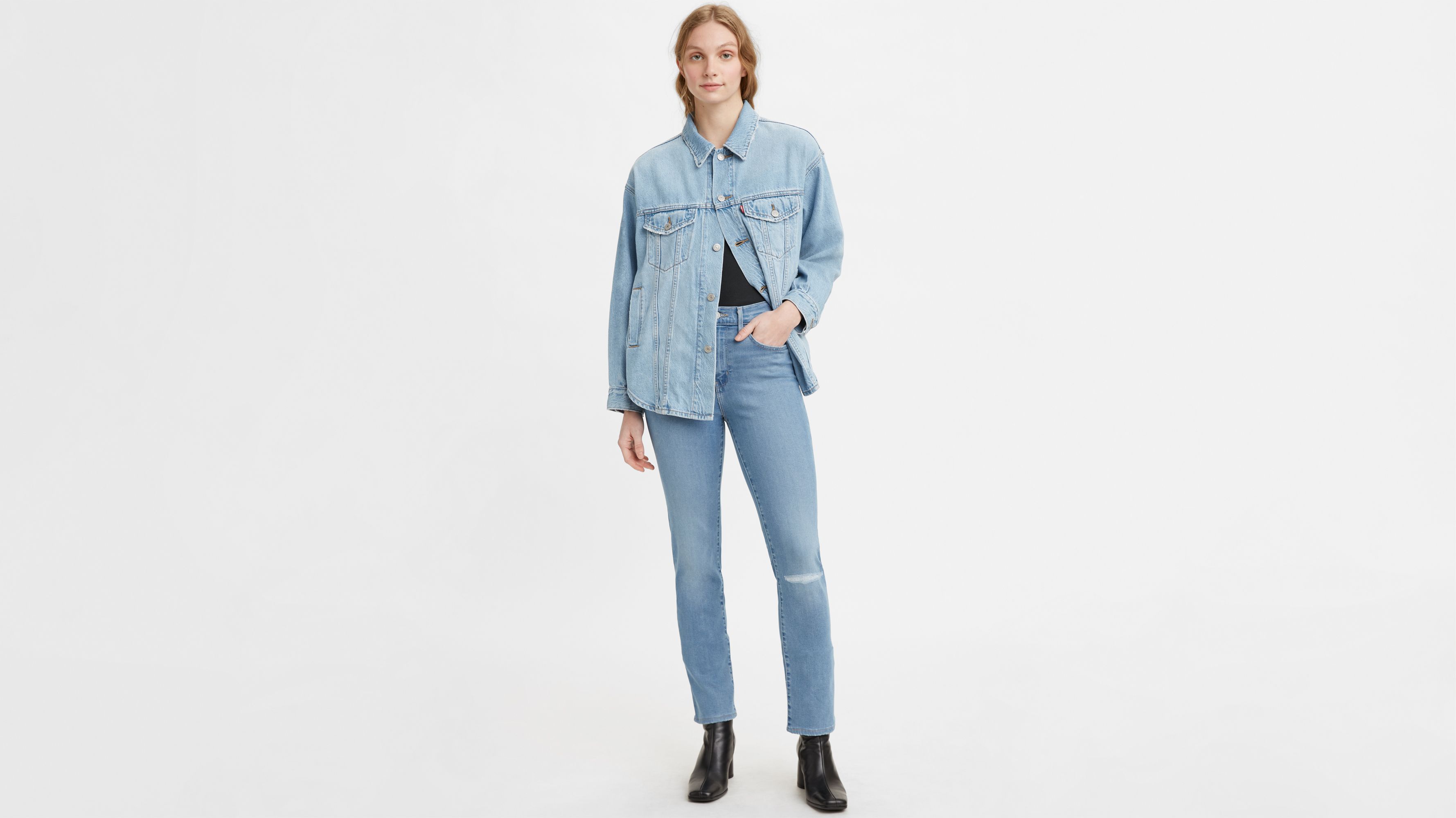 724 High Rise Slim Straight Women's Jeans 1