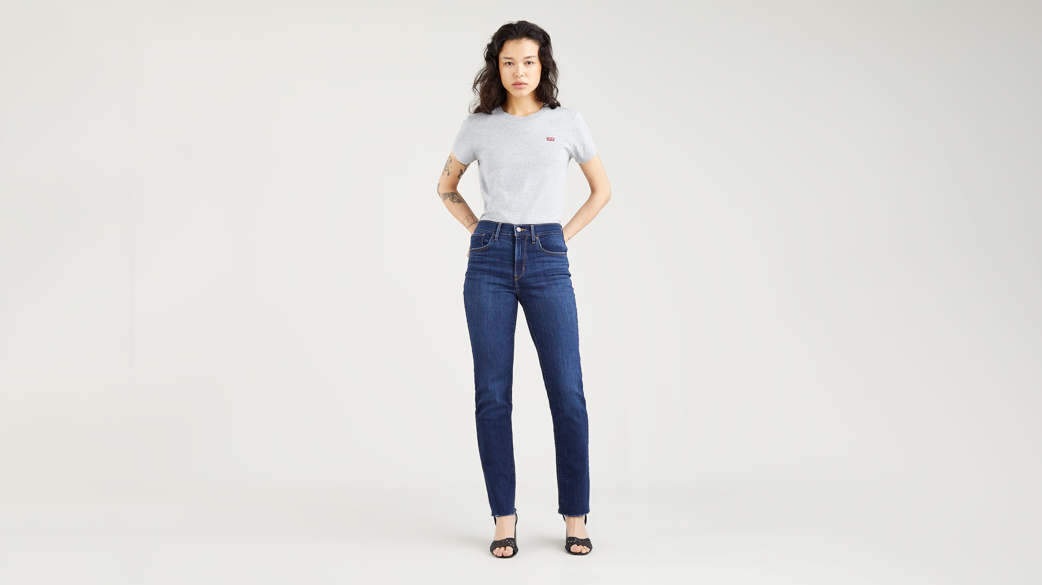 724 High Rise Straight - Blue | Levi's® DE