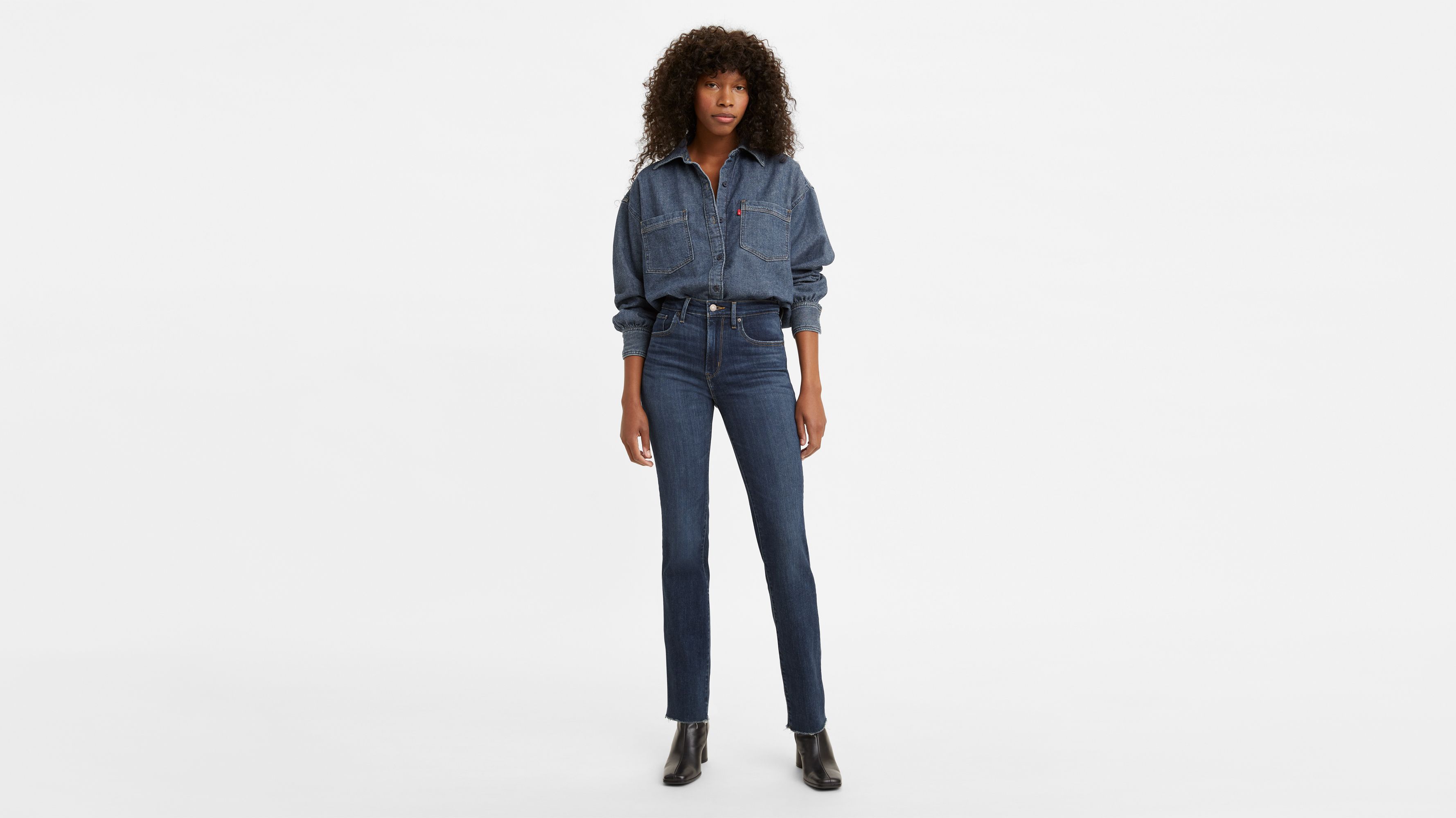 levi's 724 high rise straight leg