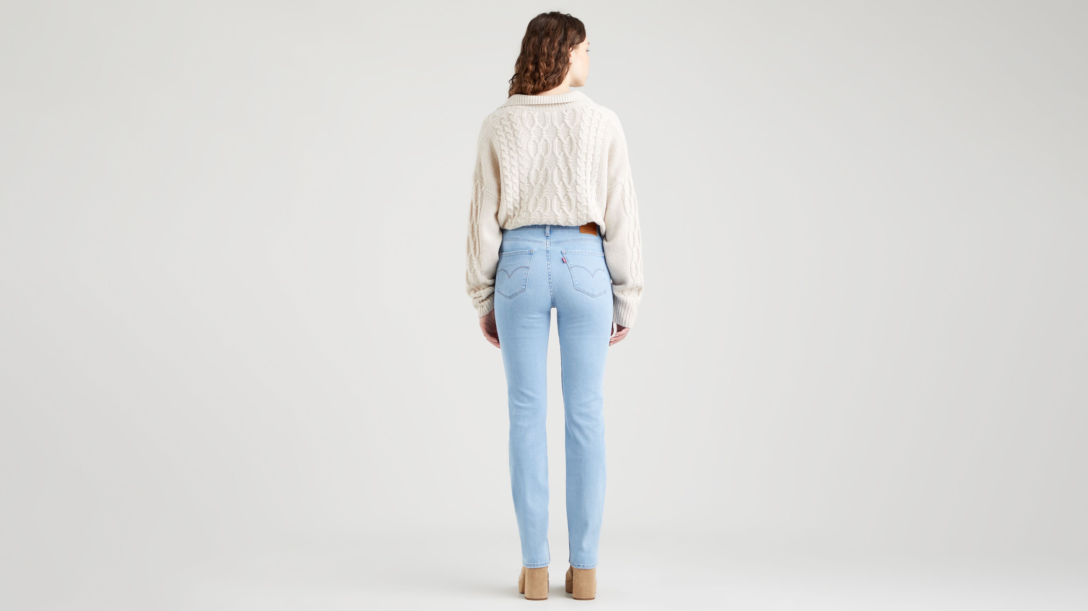 724 High Rise Slim Straight Fit Women's Jeans - Light Wash | Levi's® US