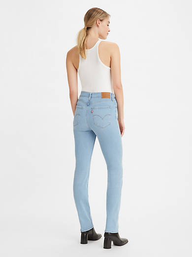 724 High Rise Slim Straight Fit Women's Jeans - Light Wash | Levi's® US