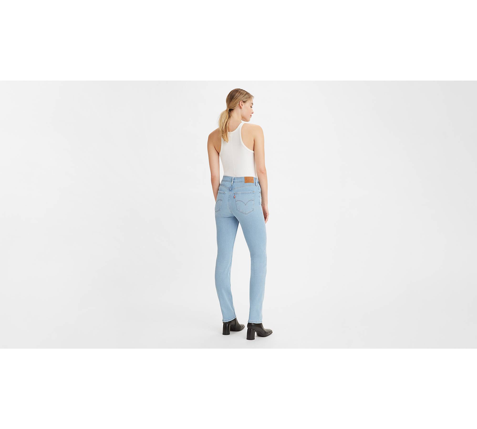 724 High Rise Slim Straight Fit Women's Jeans - Light Wash | Levi's® US