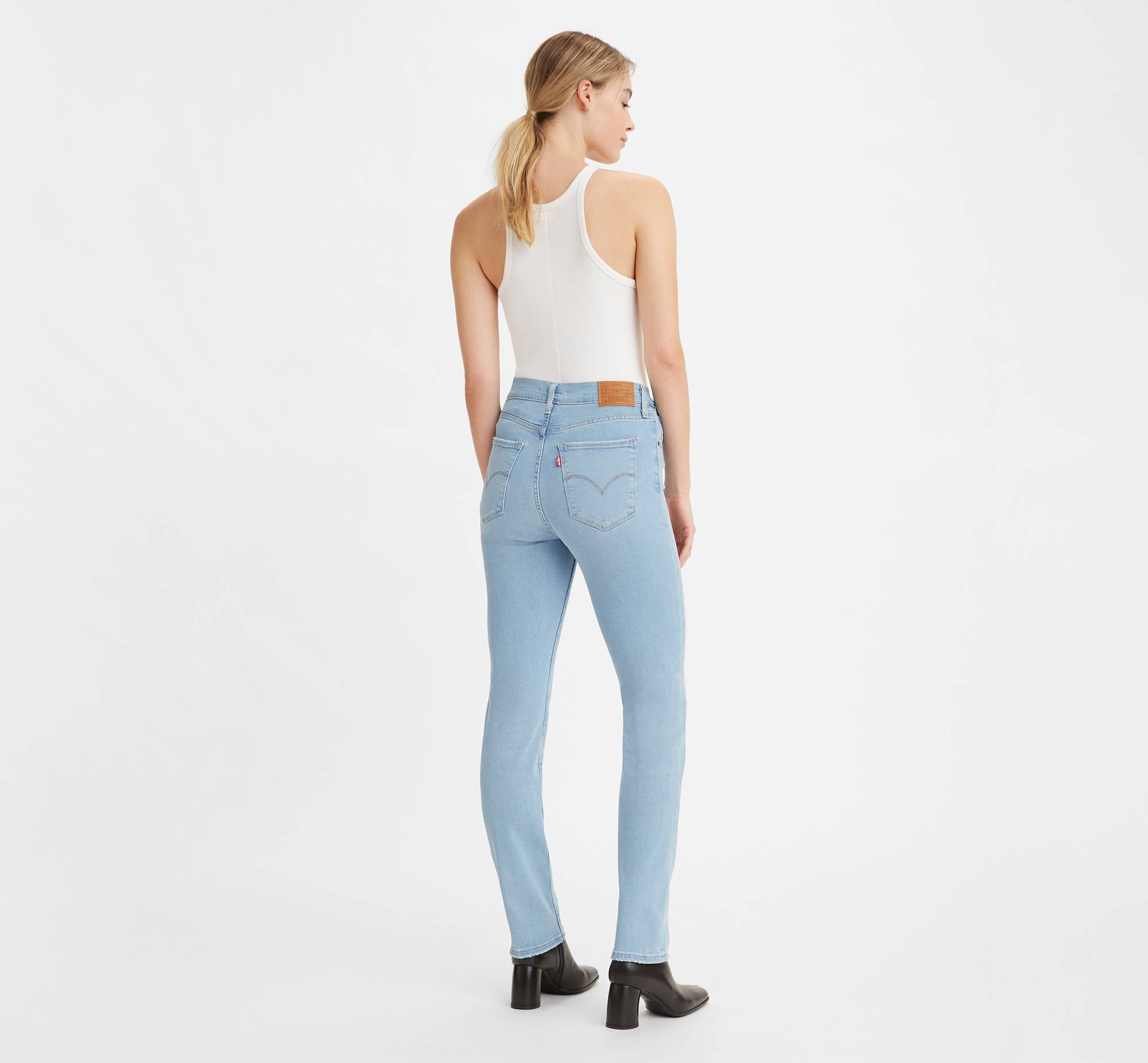 Rise Slim Straight Fit Women's Jeans Light Wash | Levi's® US