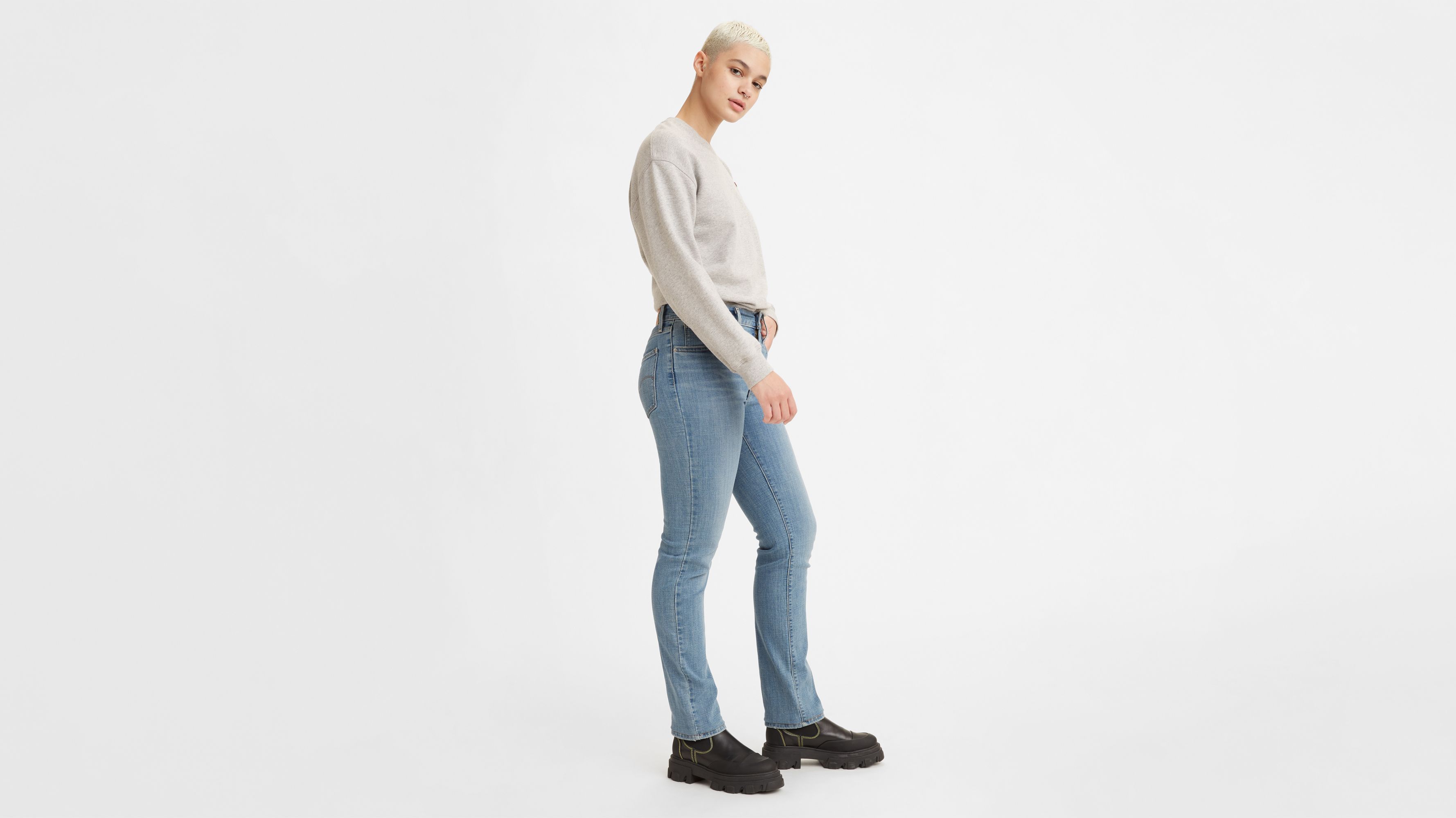 724 High Rise Slim Straight Fit Women's Jeans 2