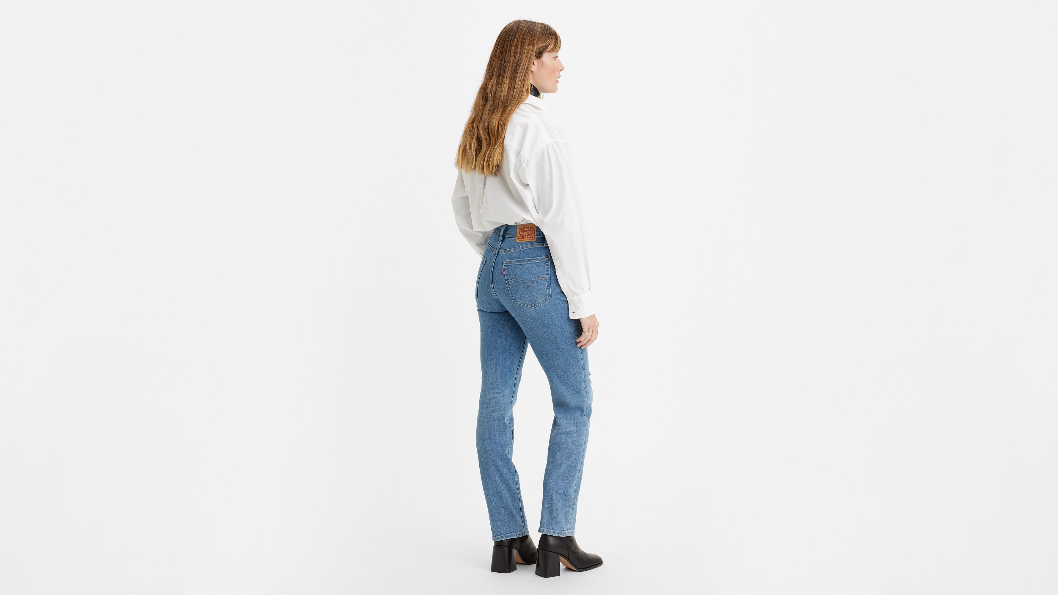 Levi's Womens 724 High Rise Straight Jeans : : Clothing, Shoes &  Accessories