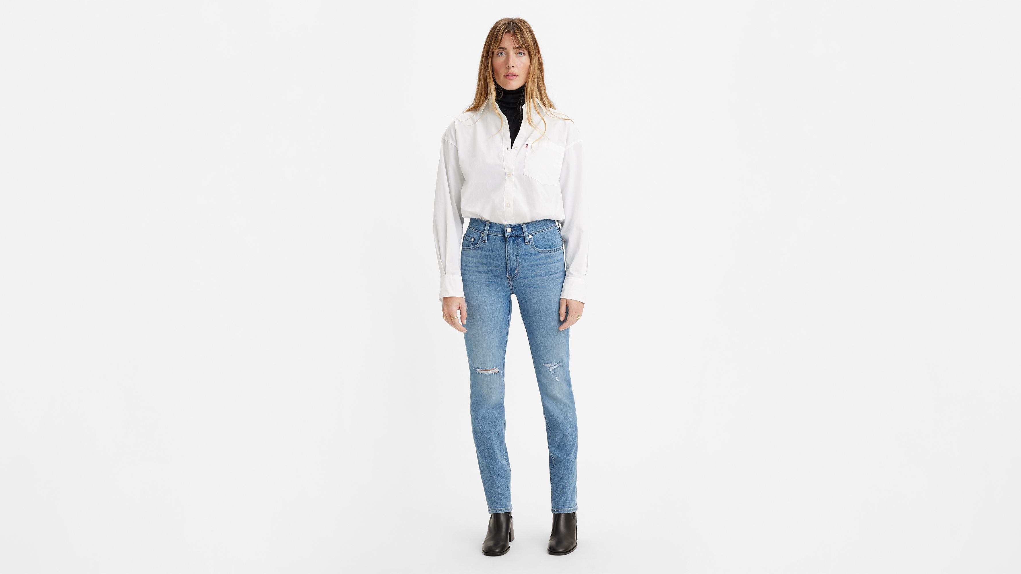 Levi´s ® 724™ High Rise Straight Jeans White