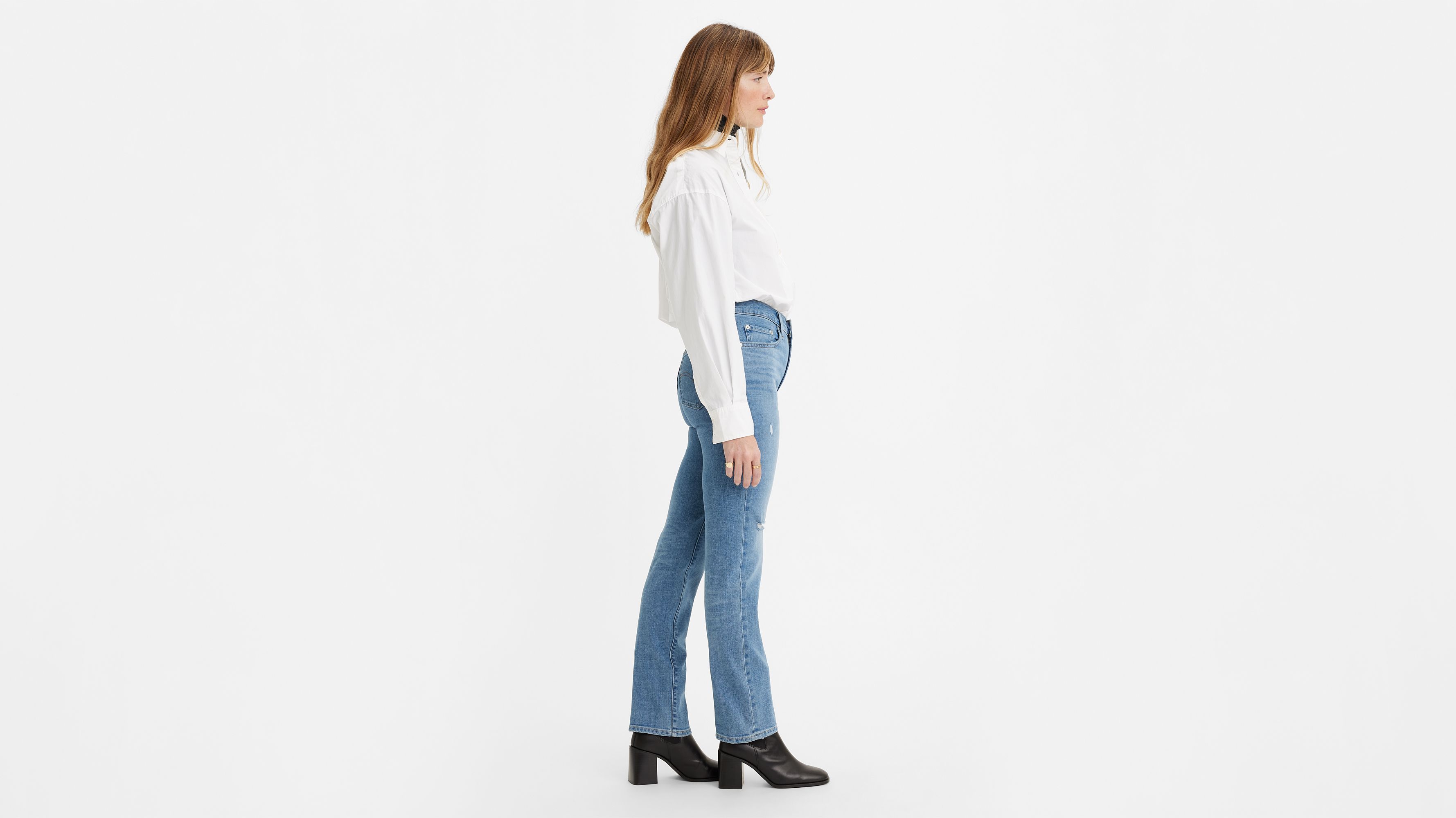 724 High Rise Slim Straight Women's Jeans - Dark Wash