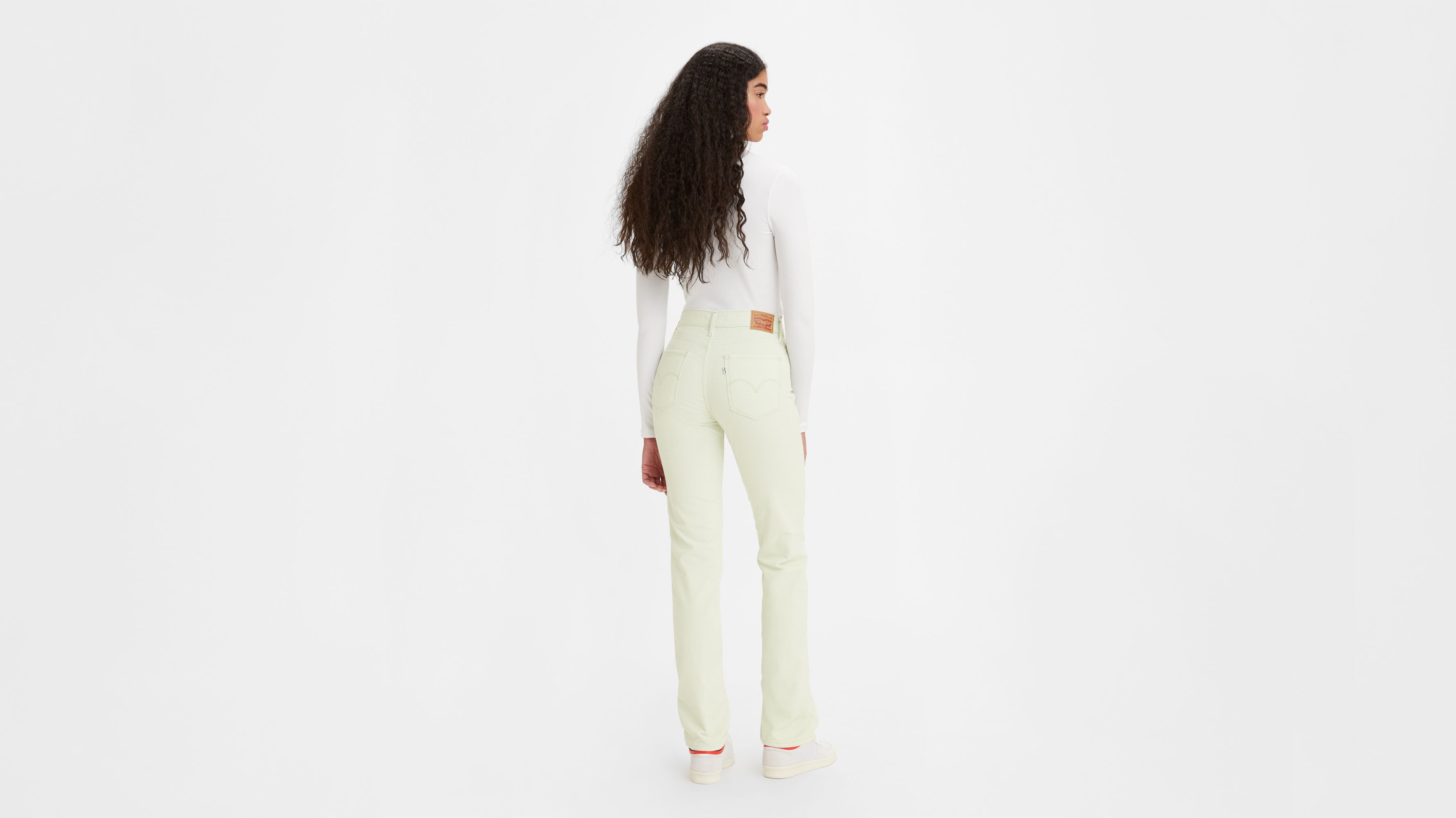 724 Corduroy High Rise Straight Pants 3