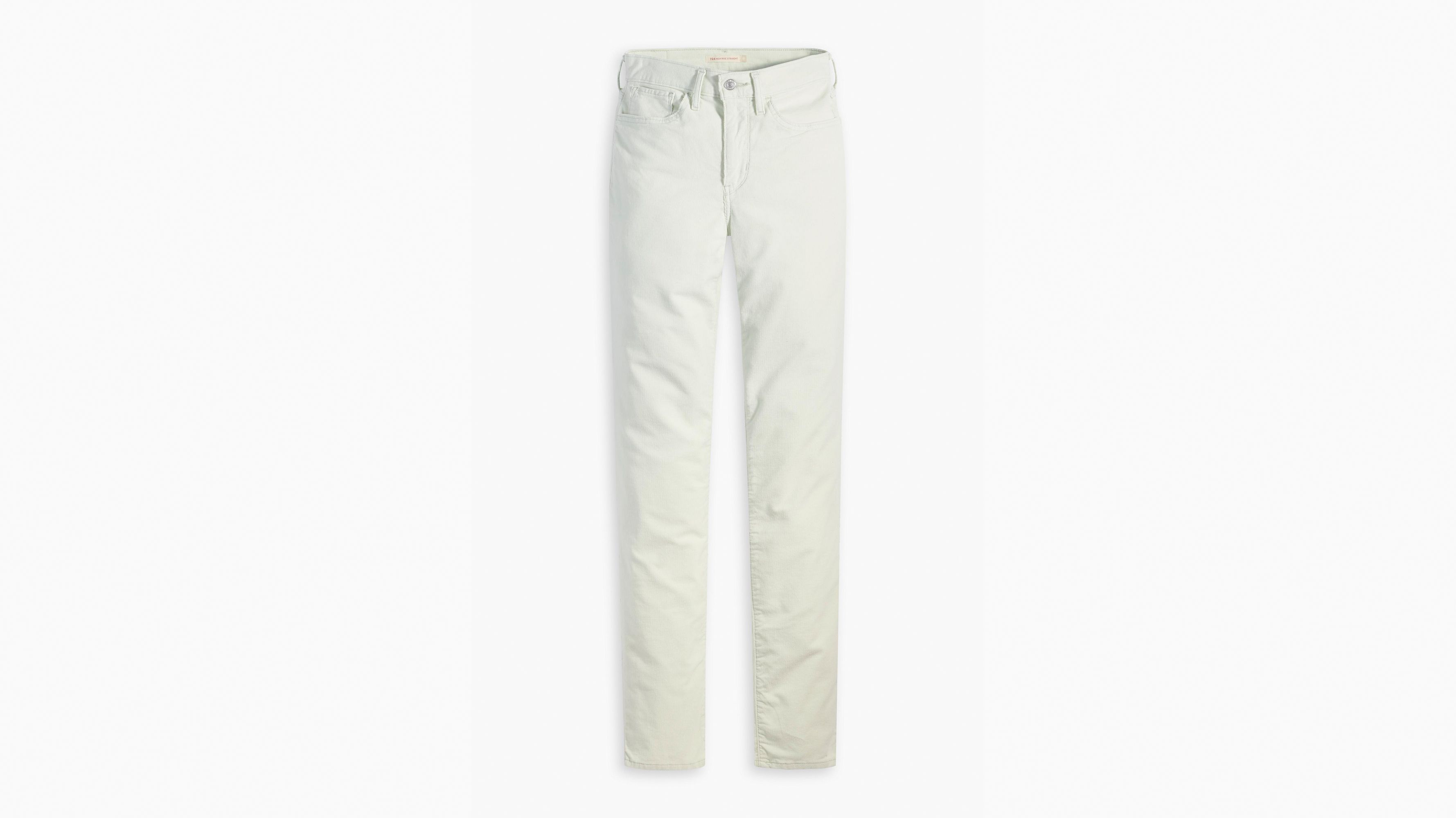 724 Corduroy High Rise Straight Pants 4