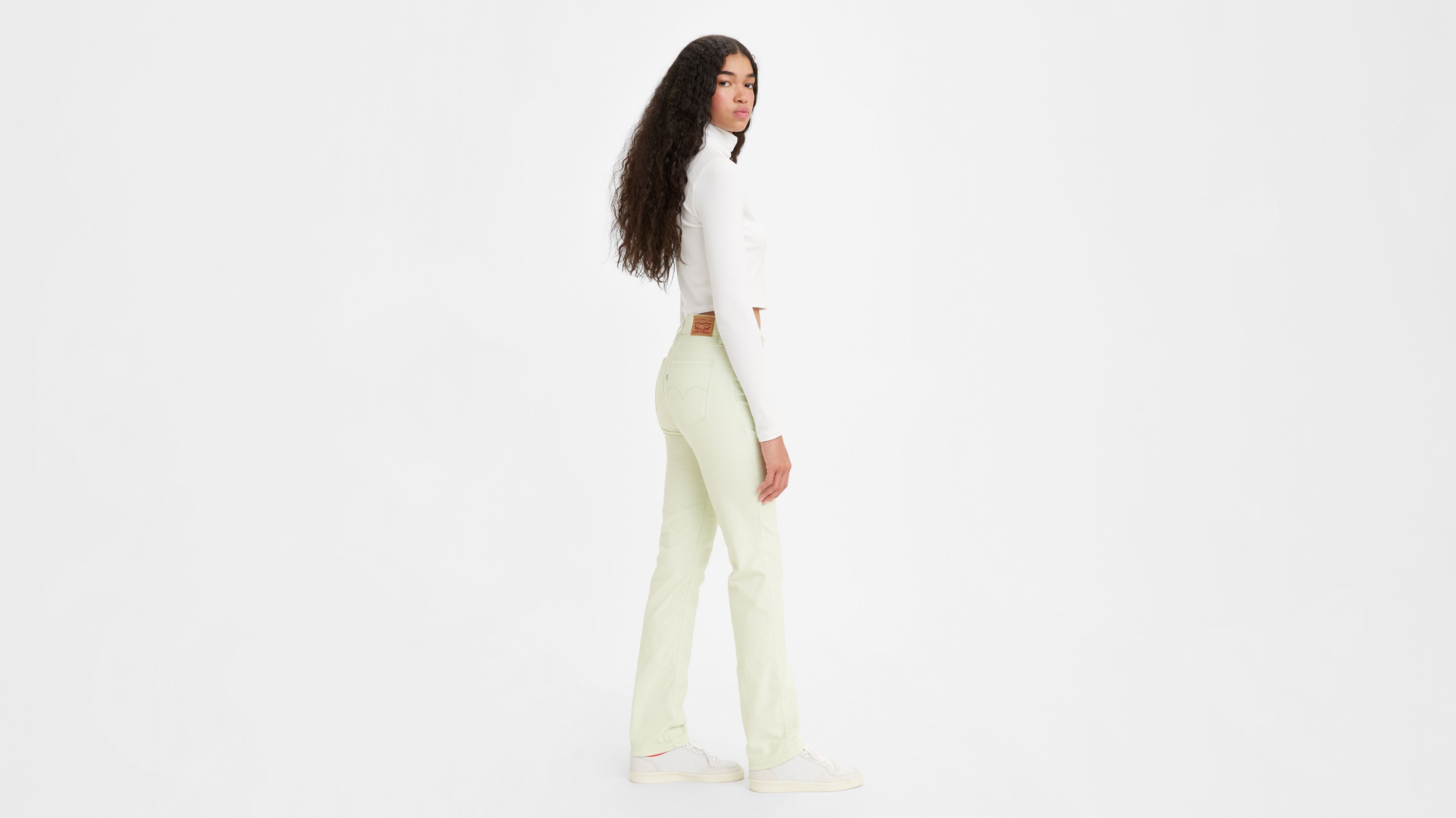 724 Corduroy High Rise Straight Pants 2