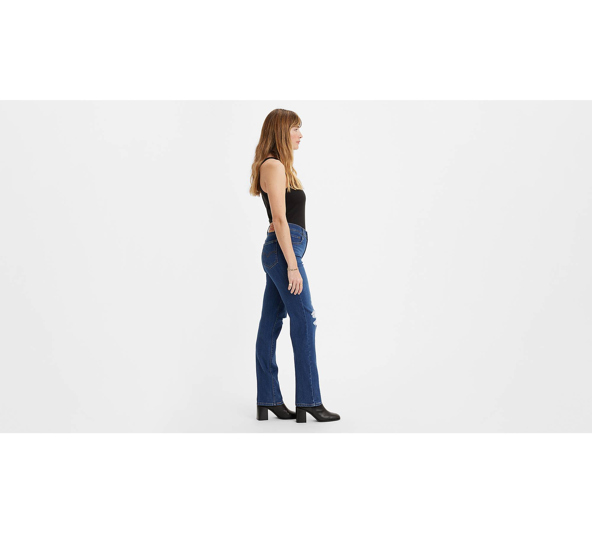 Straight-Leg High-Rise Pants - The Modern Stretch (R) - Tall, Tall